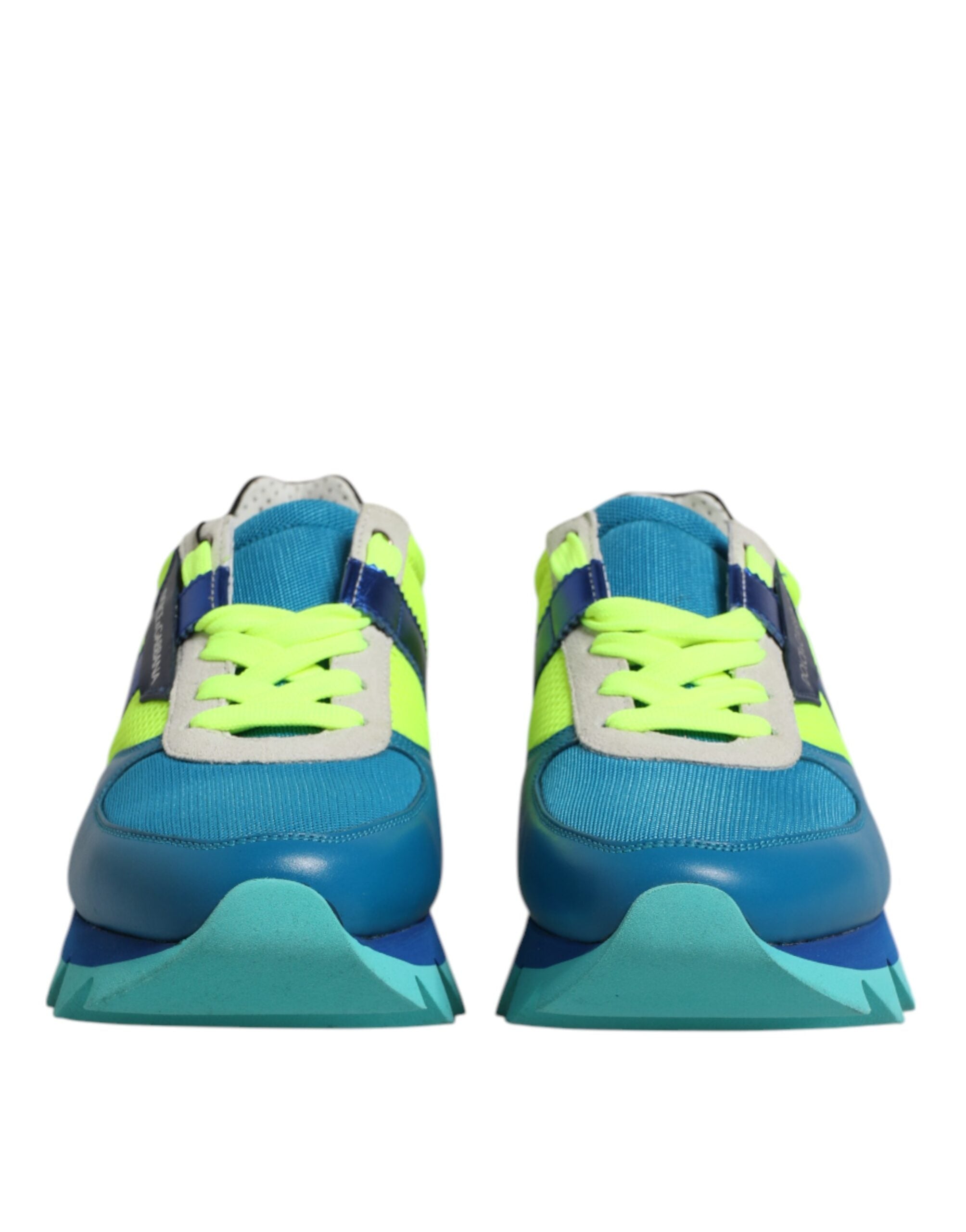 Dolce & Gabbana Multicolor Leather Low Top Men Sneakers Men's Shoes