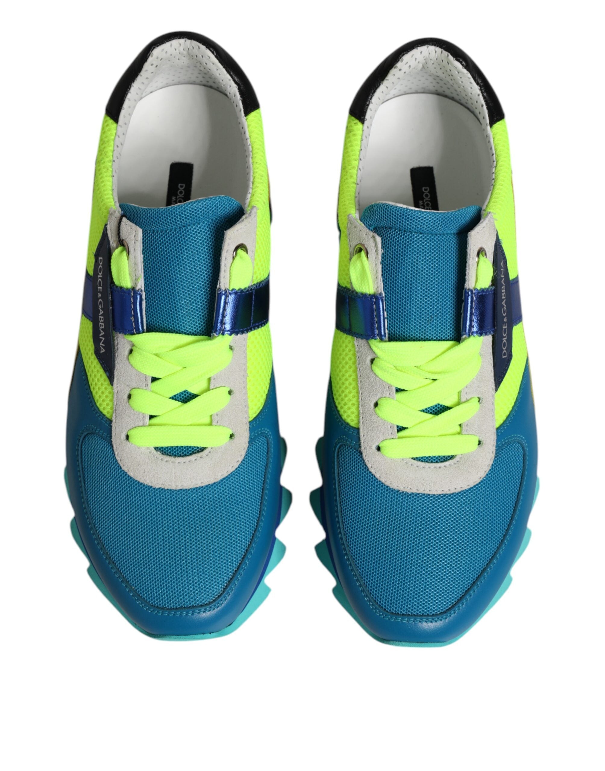 Dolce & Gabbana Multicolor Leather Low Top Men Sneakers Men's Shoes