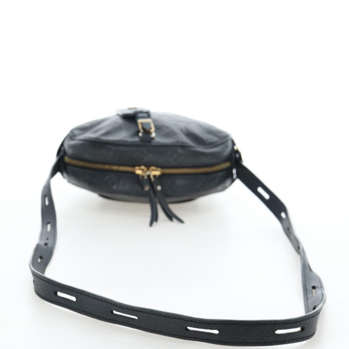 Louis Vuitton Boite Chapeau Souple Monogram Empreinte Leather Black Leather Shoulder Bag Bag (Pre-Owned)