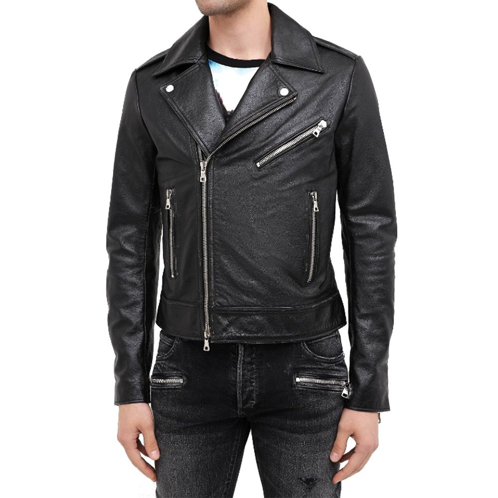 Balmain Leather Men's Jacket