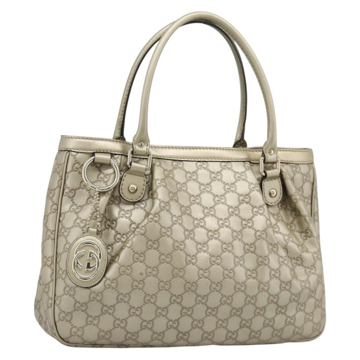 Gucci Sukey Top Handle Guccissima Leather Gold Leather Tote Bag Bag (Pre-Owned)