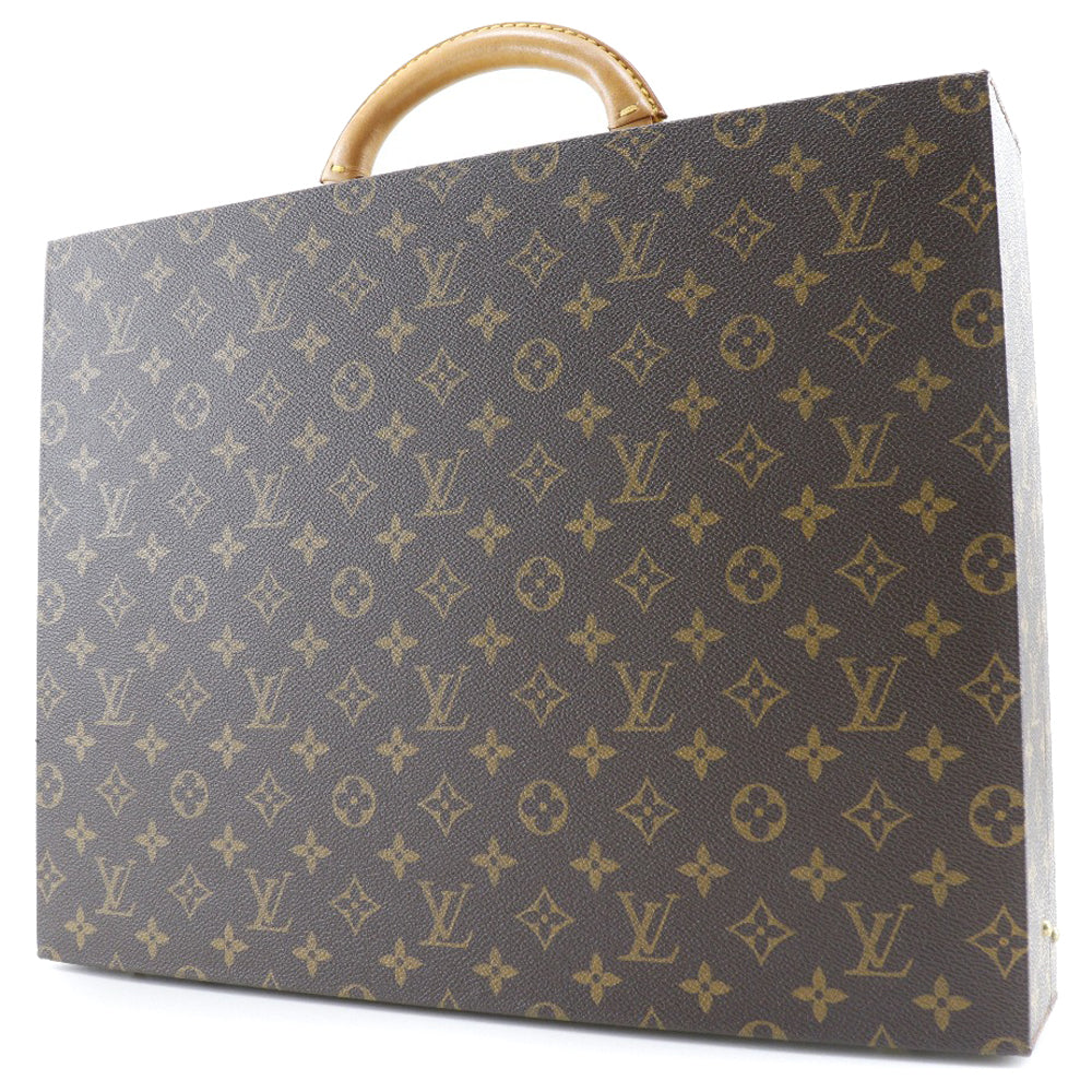 Louis Vuitton Brown Canvas Briefcase Bag (Pre-Owned)