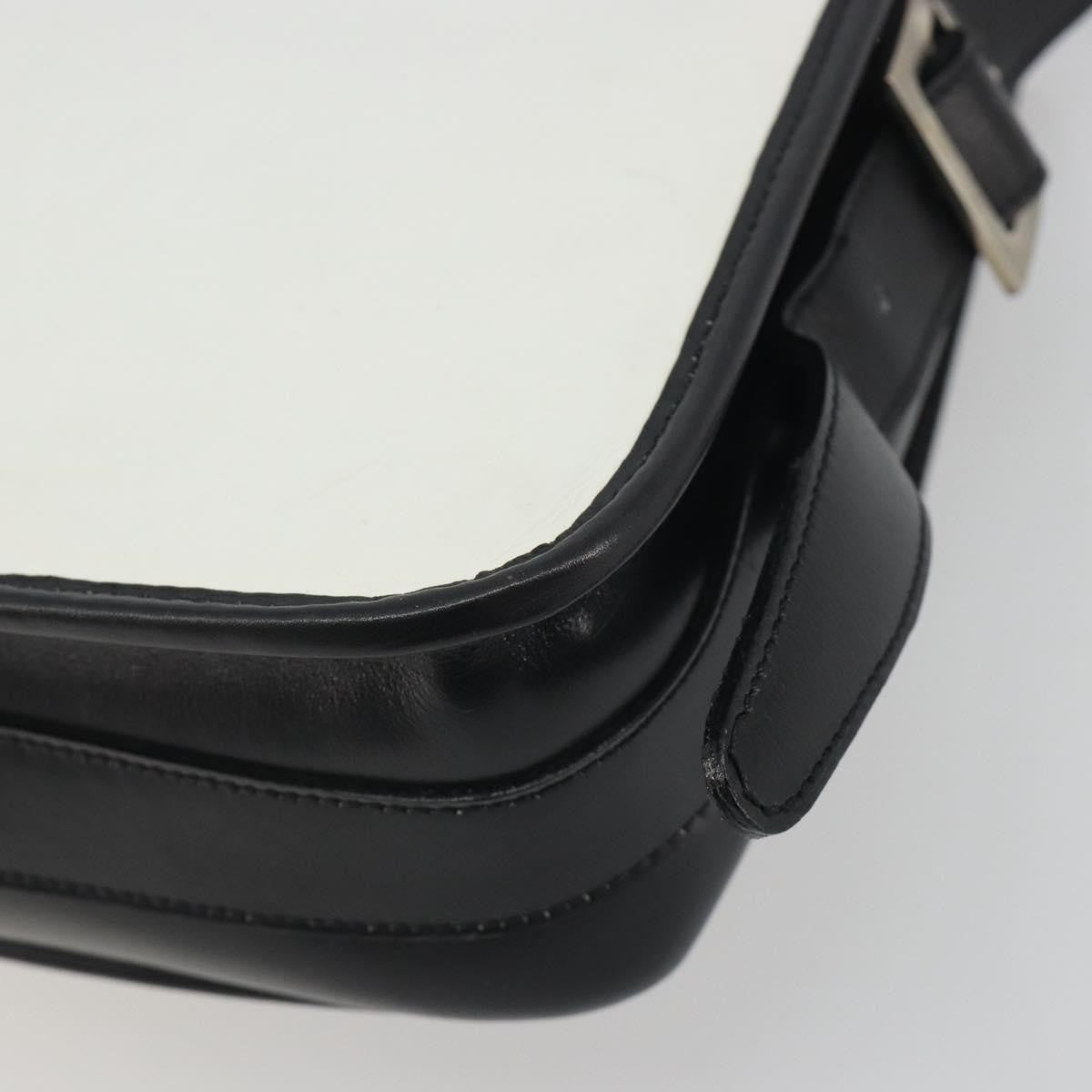 Celine Vintage Leather White Leather Shoulder Bag Bag (Pre-Owned)