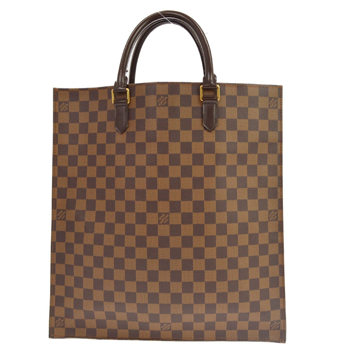 Louis Vuitton Sac Plat Damier Brown Canvas Handbag (Pre-Owned)