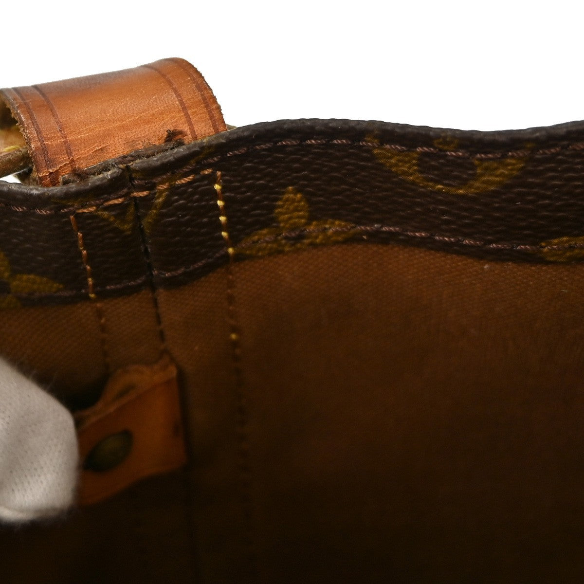 Louis Vuitton Randonnee Monogram Canvas Brown Canvas Backpack Bag (Pre-Owned)