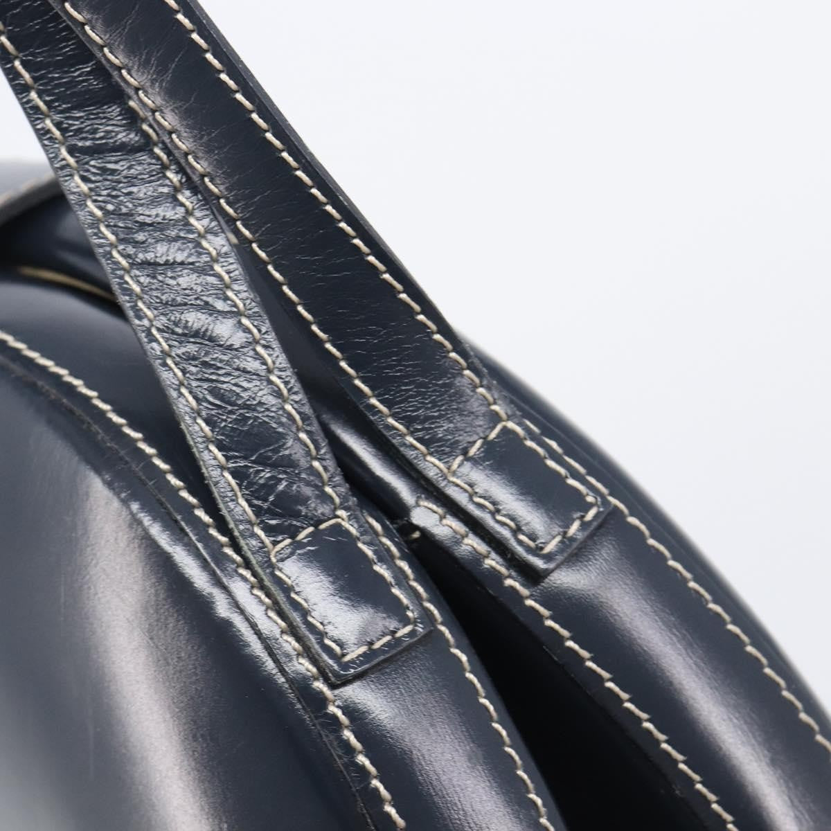 Loewe Vintage Leather Navy Leather Shoulder Bag Bag (Pre-Owned)