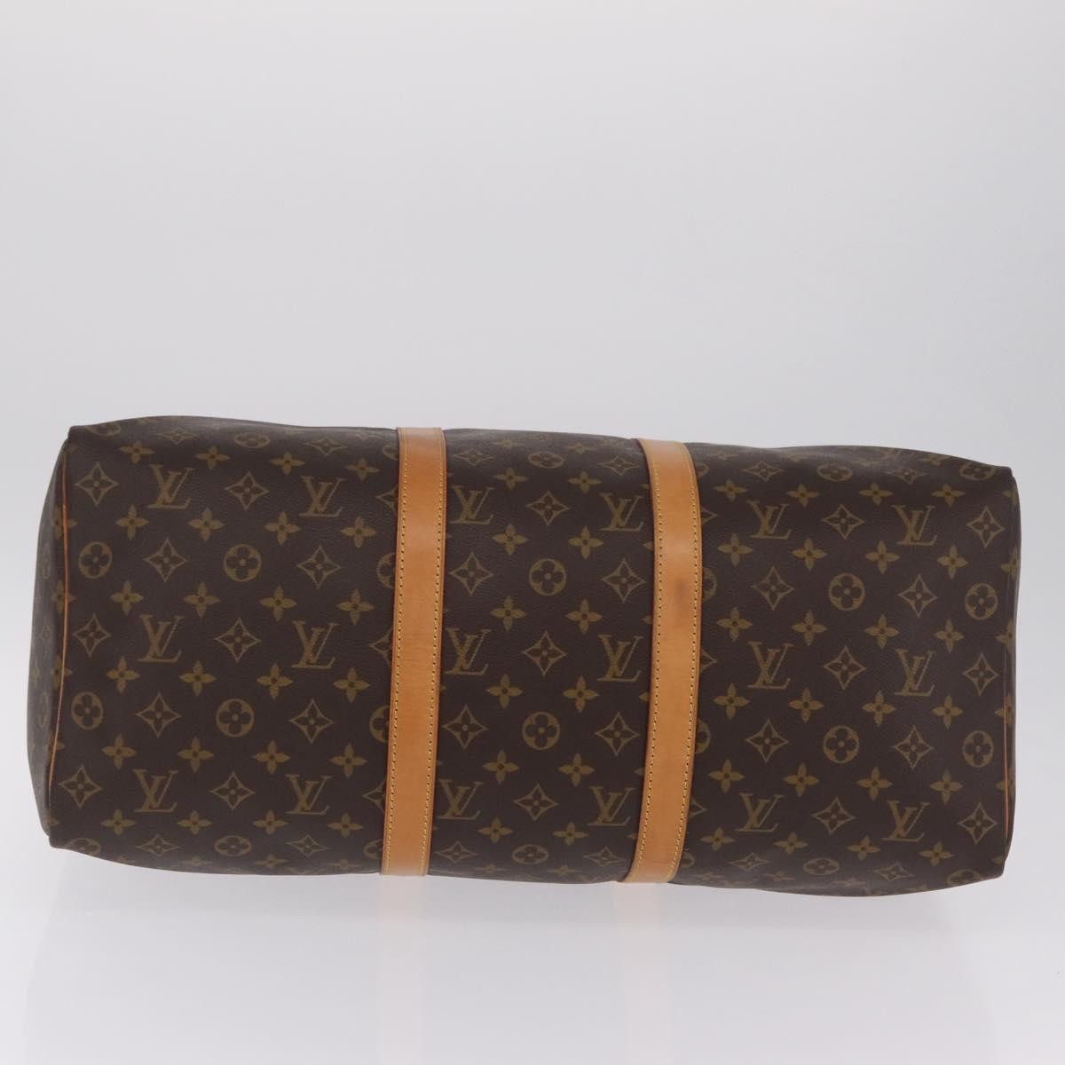 Louis Vuitton Keepall Monogram Canvas Brown Canvas Travel Bag Bag (Pre-Owned)