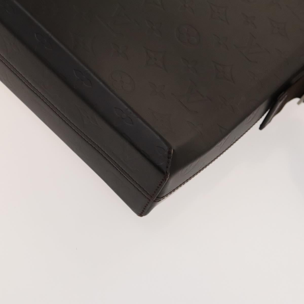 Louis Vuitton Steve Messenger Monogram Glace Leather Brown Leather Handbag (Pre-Owned)