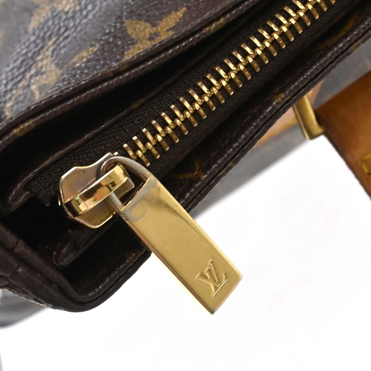 Louis Vuitton Cabas Piano Monogram Canvas Brown Canvas Tote Bag Bag (Pre-Owned)