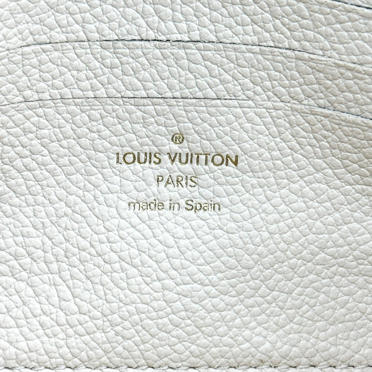 Louis Vuitton Ivy Wallet On Chain Monogram Empreinte Giant Beige Leather Crossbody Bag Bag (Pre-Owned)