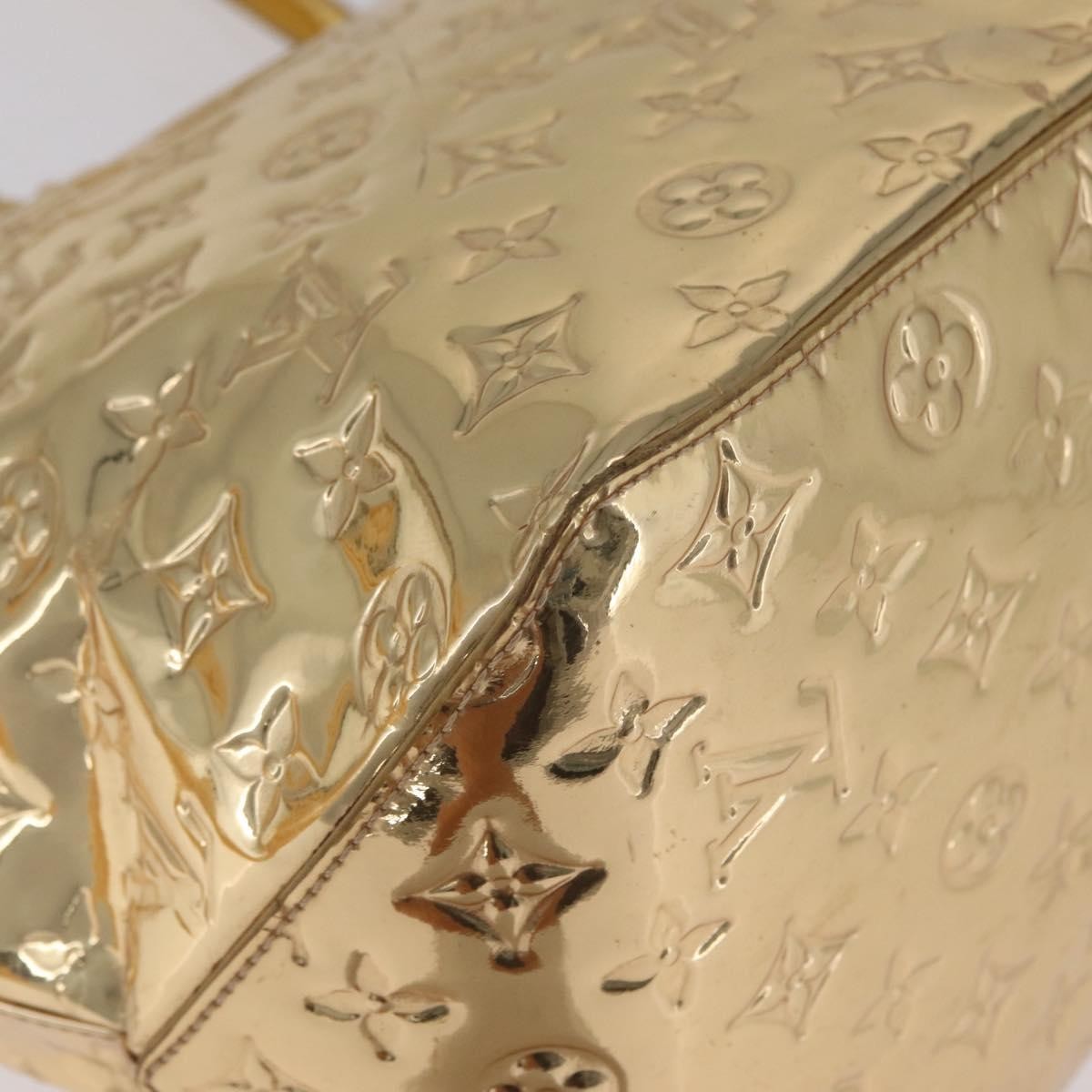 Louis Vuitton Bellevue Monogram Vernis Gold Canvas Tote Bag Bag (Pre-Owned)