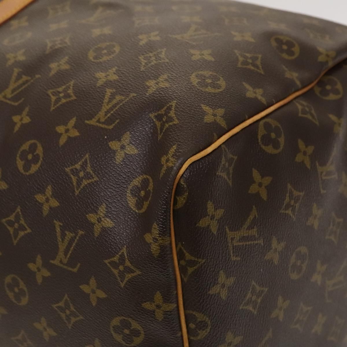 Louis Vuitton Keepall Monogram Canvas Brown Canvas Travel Bag Bag (Pre-Owned)