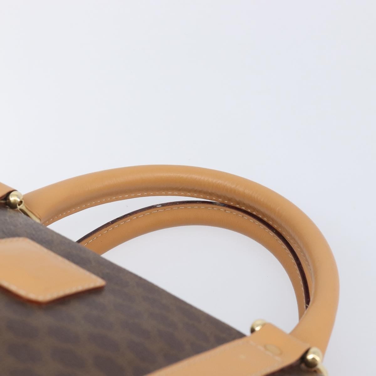 Celine Handbag Canvas Brown Canvas Handbag (Pre-Owned)