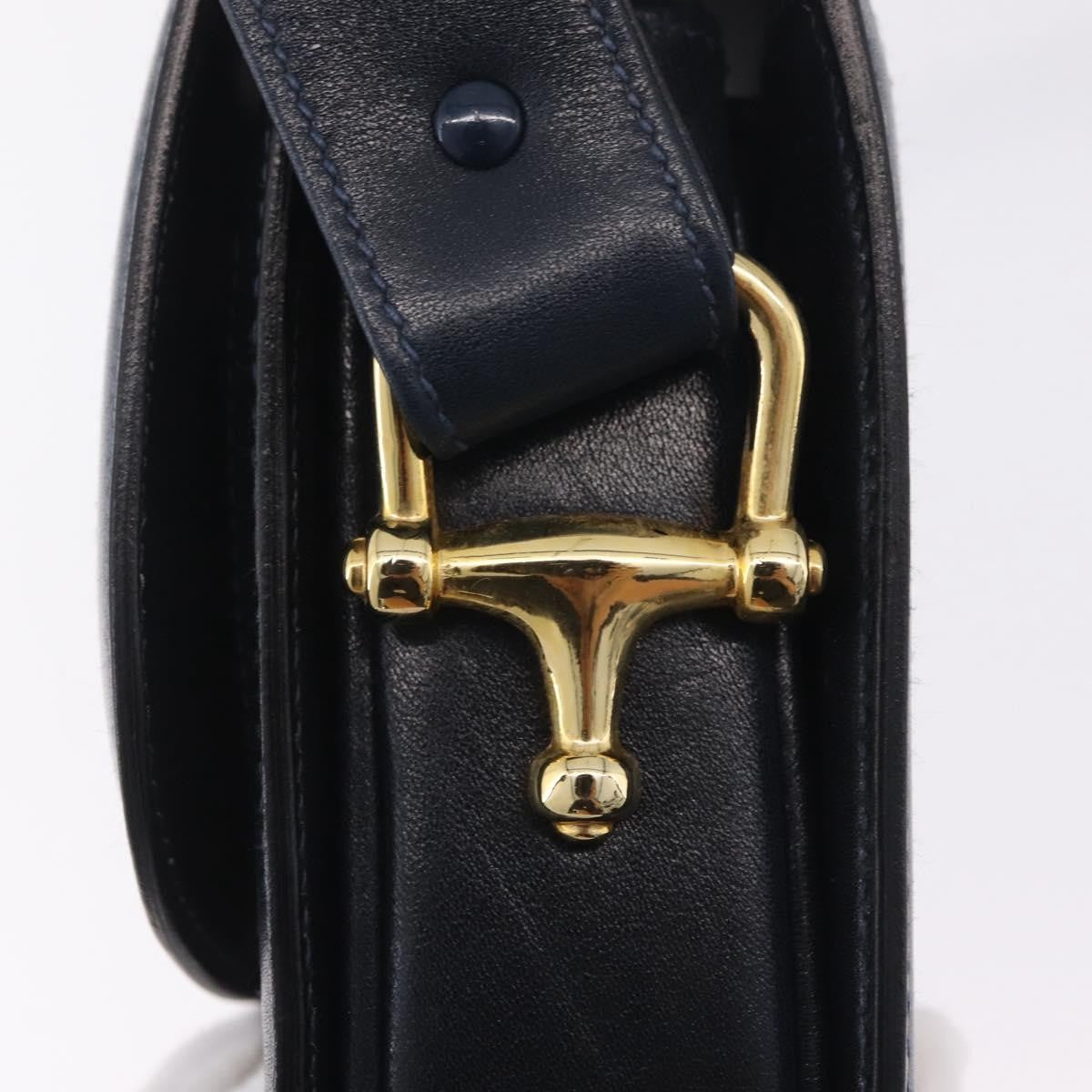 Celine C Sulky Horse Carriage Canvas Navy Canvas Handbag (Pre-Owned)