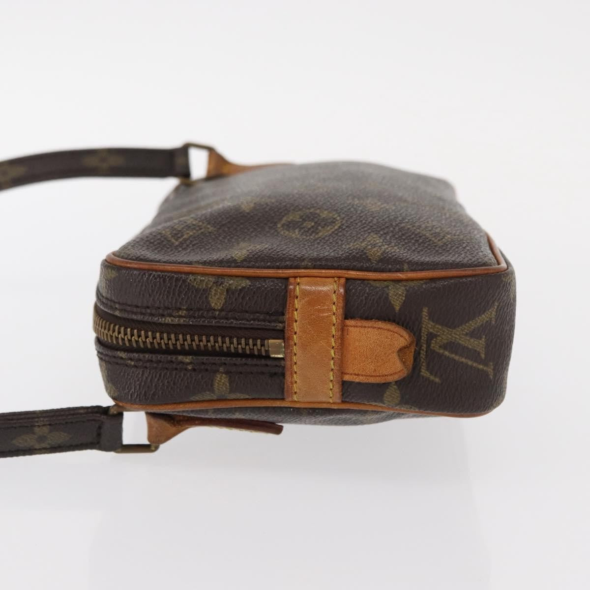 Louis Vuitton Pochette Marly Bandouliere Monogram Canvas Brown Canvas Shoulder Bag Bag (Pre-Owned)