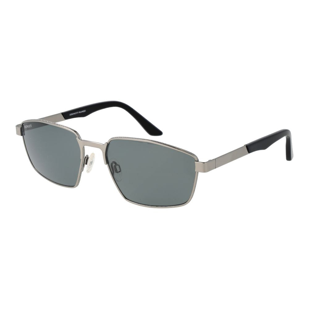 Serengeti Gray Metal Men's Sunglasses