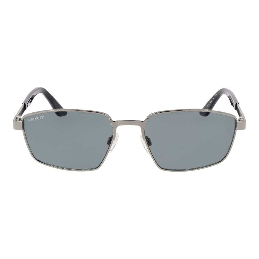 Serengeti Gray Metal Men's Sunglasses