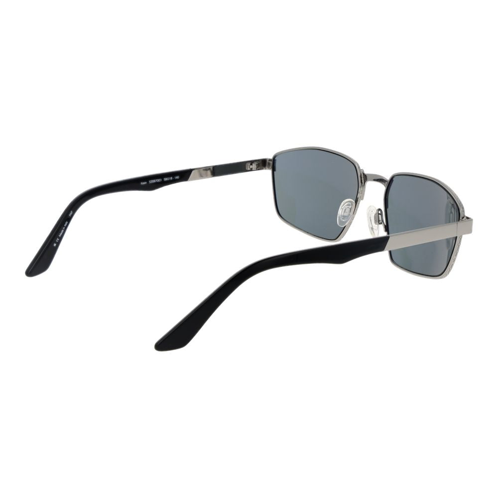 Serengeti Gray Metal Men's Sunglasses