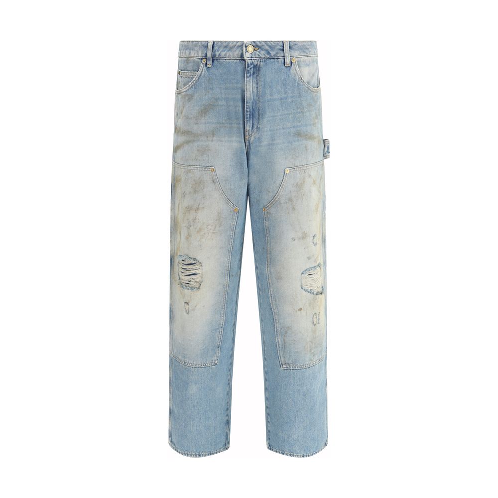 Golden Goose Blue Cotton Jeans Men's Denim