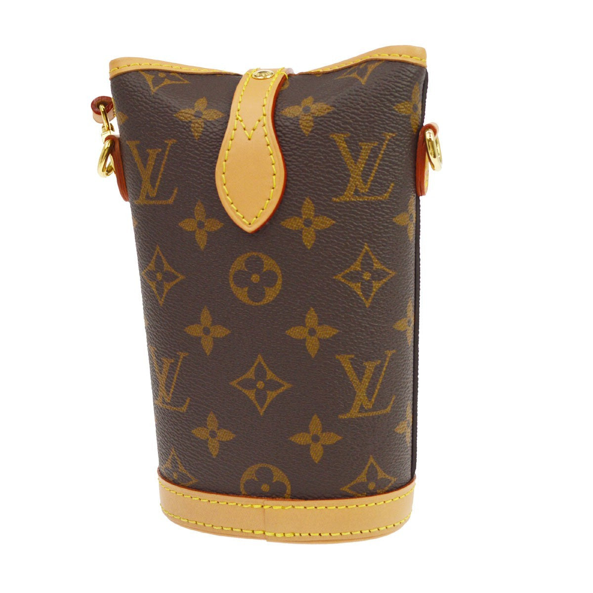 Louis Vuitton Fold Me Monogram Canvas Brown Canvas Clutche & Pouche Bag (Pre-Owned)