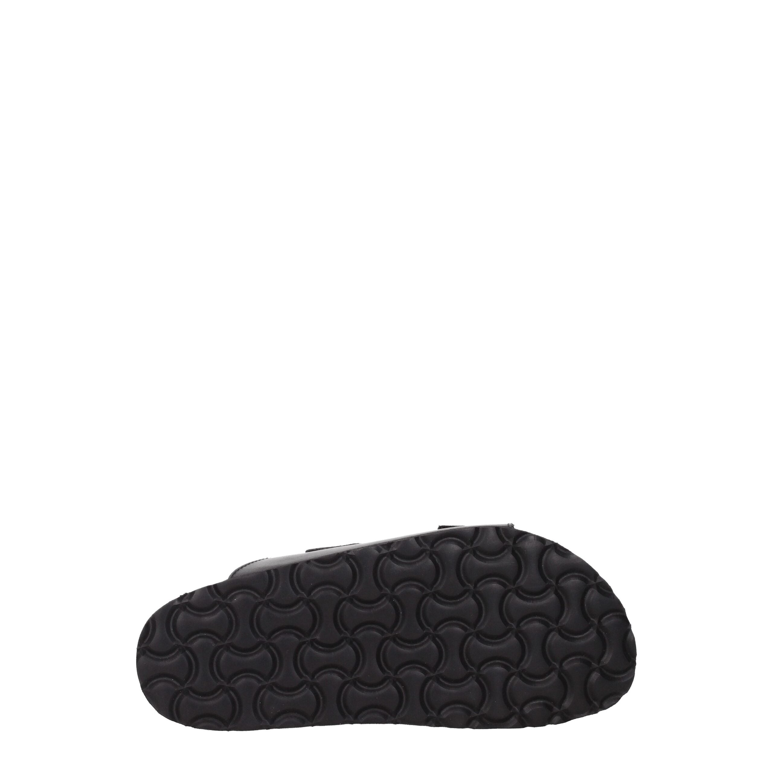 Palm Angels Black Leather Slippers Women's Sandals
