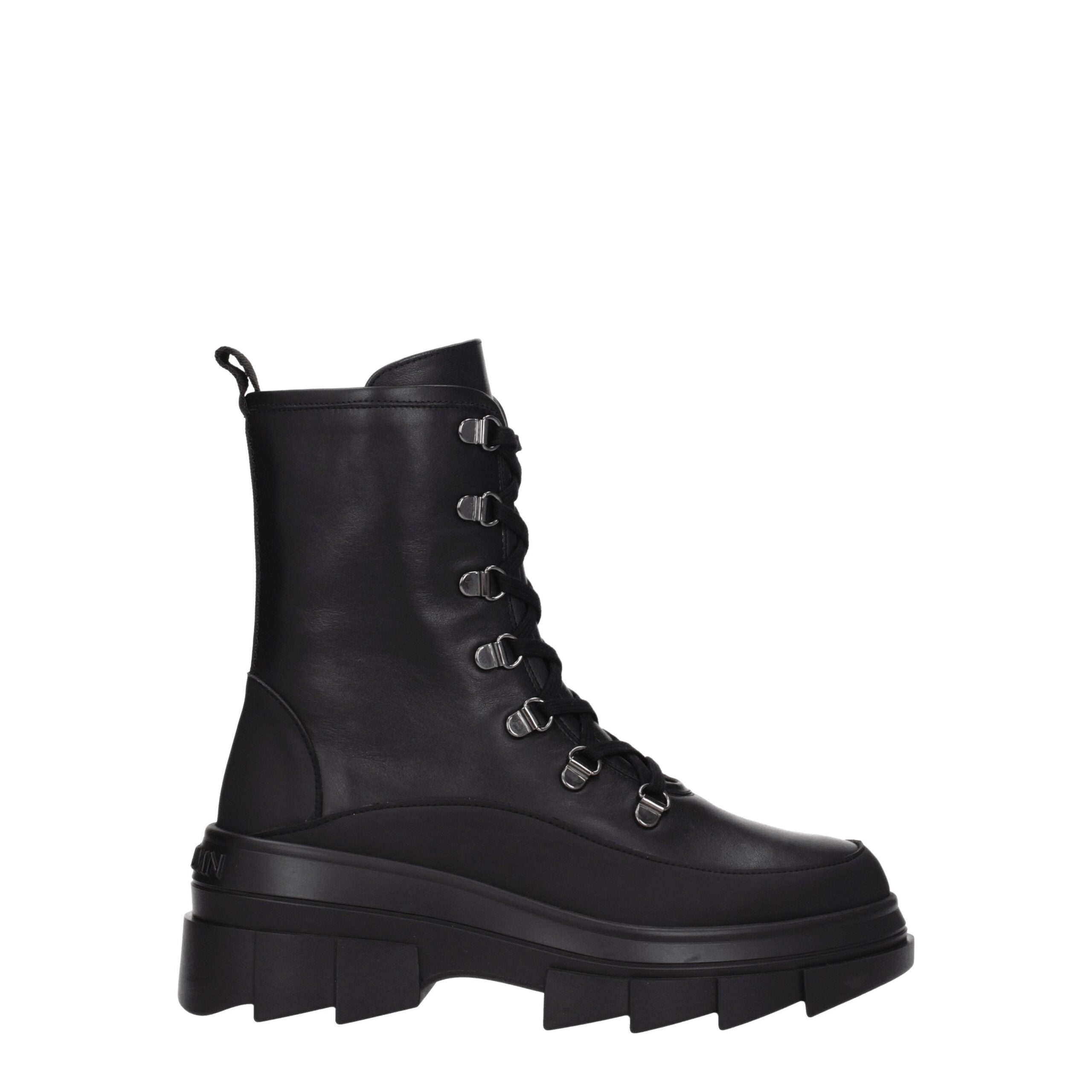 Stuart Weitzman Black Leather Ankle Women's Boots