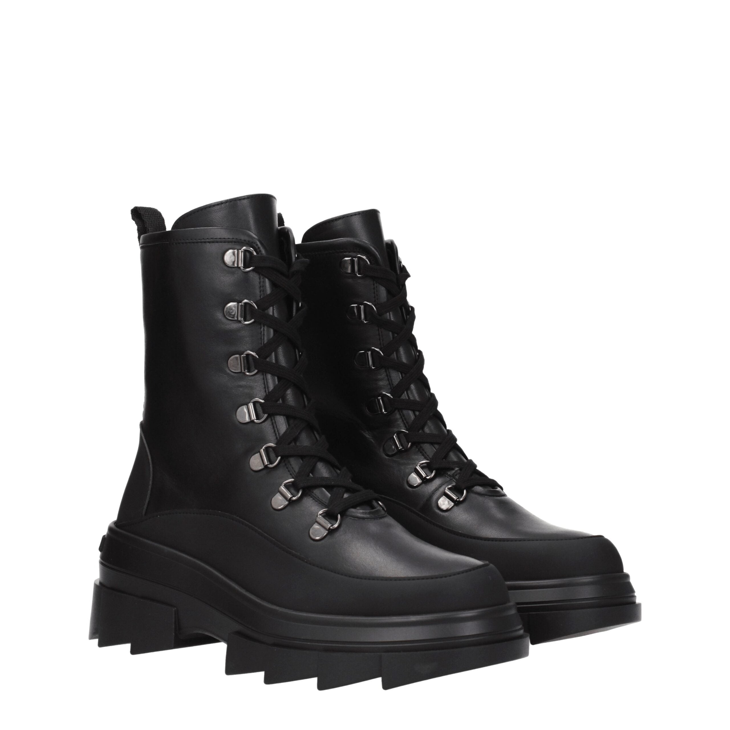 Stuart Weitzman Black Leather Ankle Women's Boots