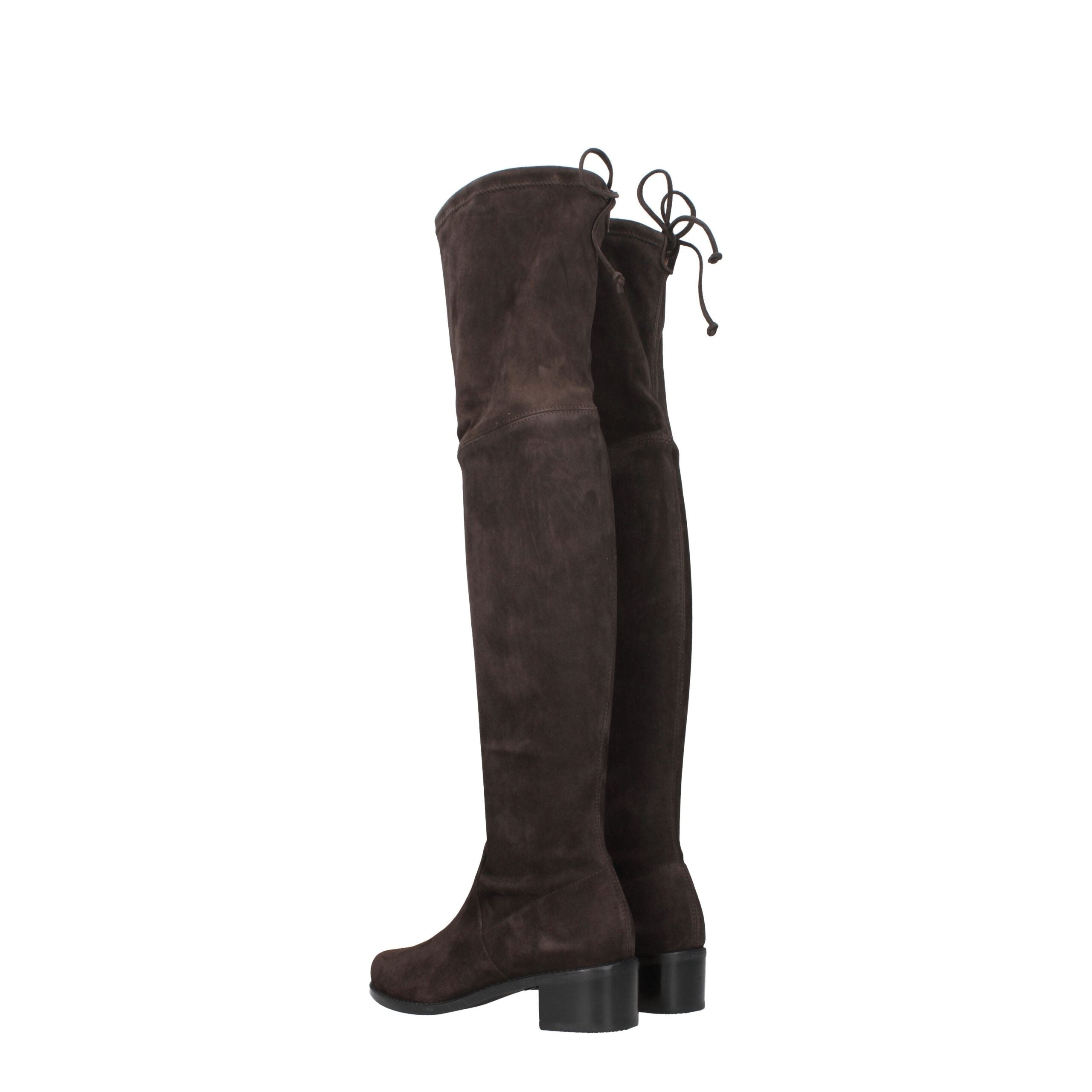 Stuart Weitzman Brown Leather Over The Women's Knee