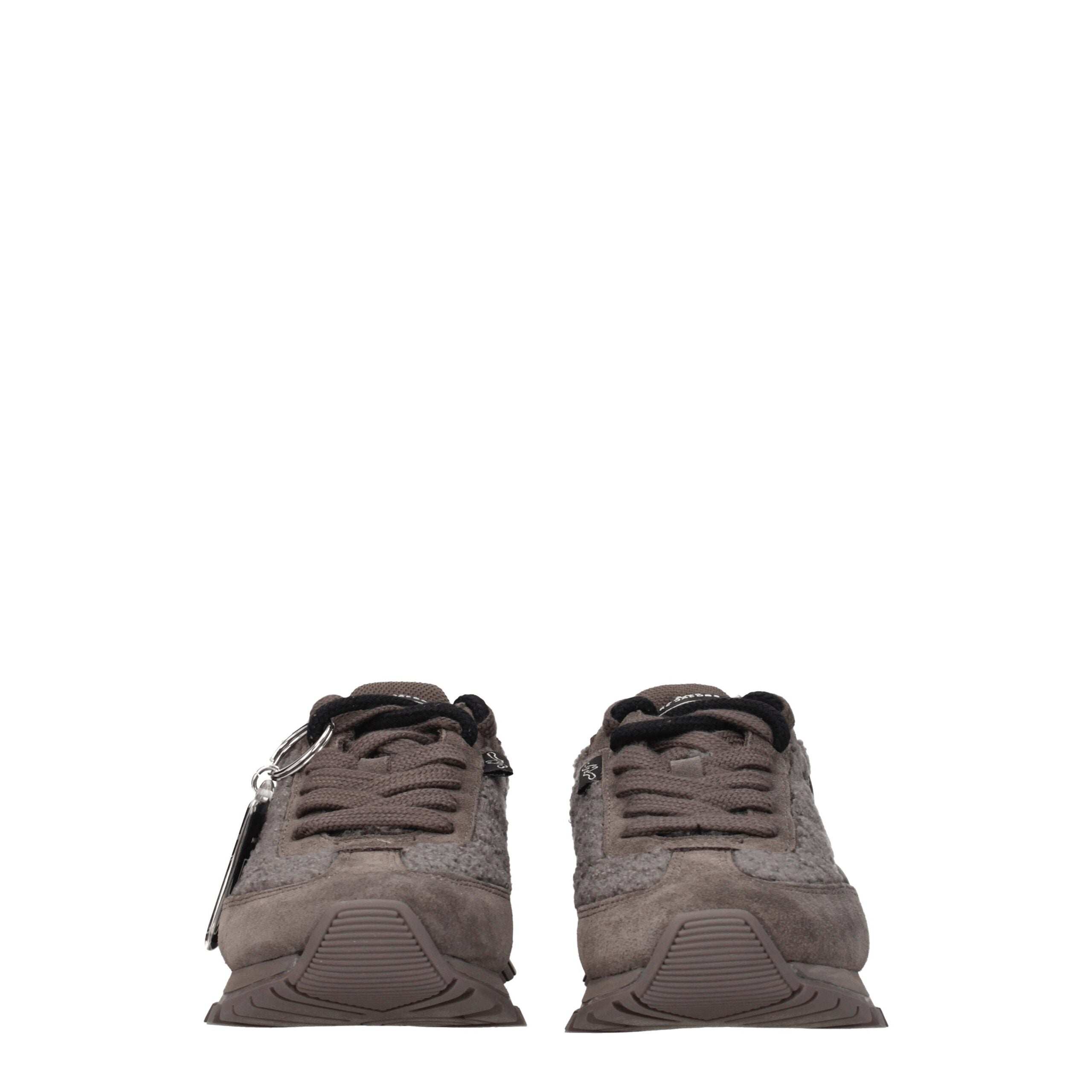 Marc Jacobs Gray Fur Chunky Women's Sneakers