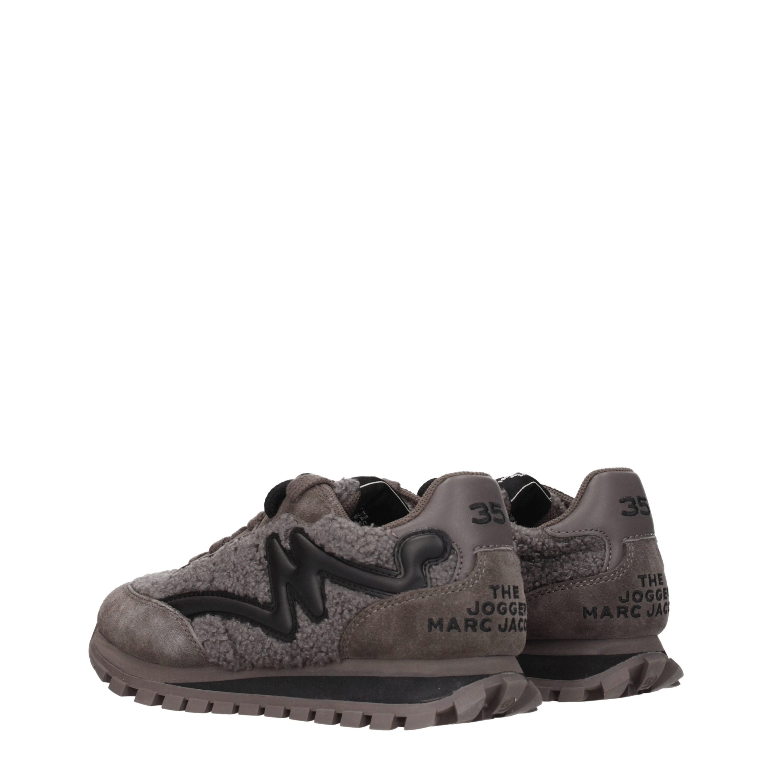 Marc Jacobs Gray Fur Chunky Women's Sneakers