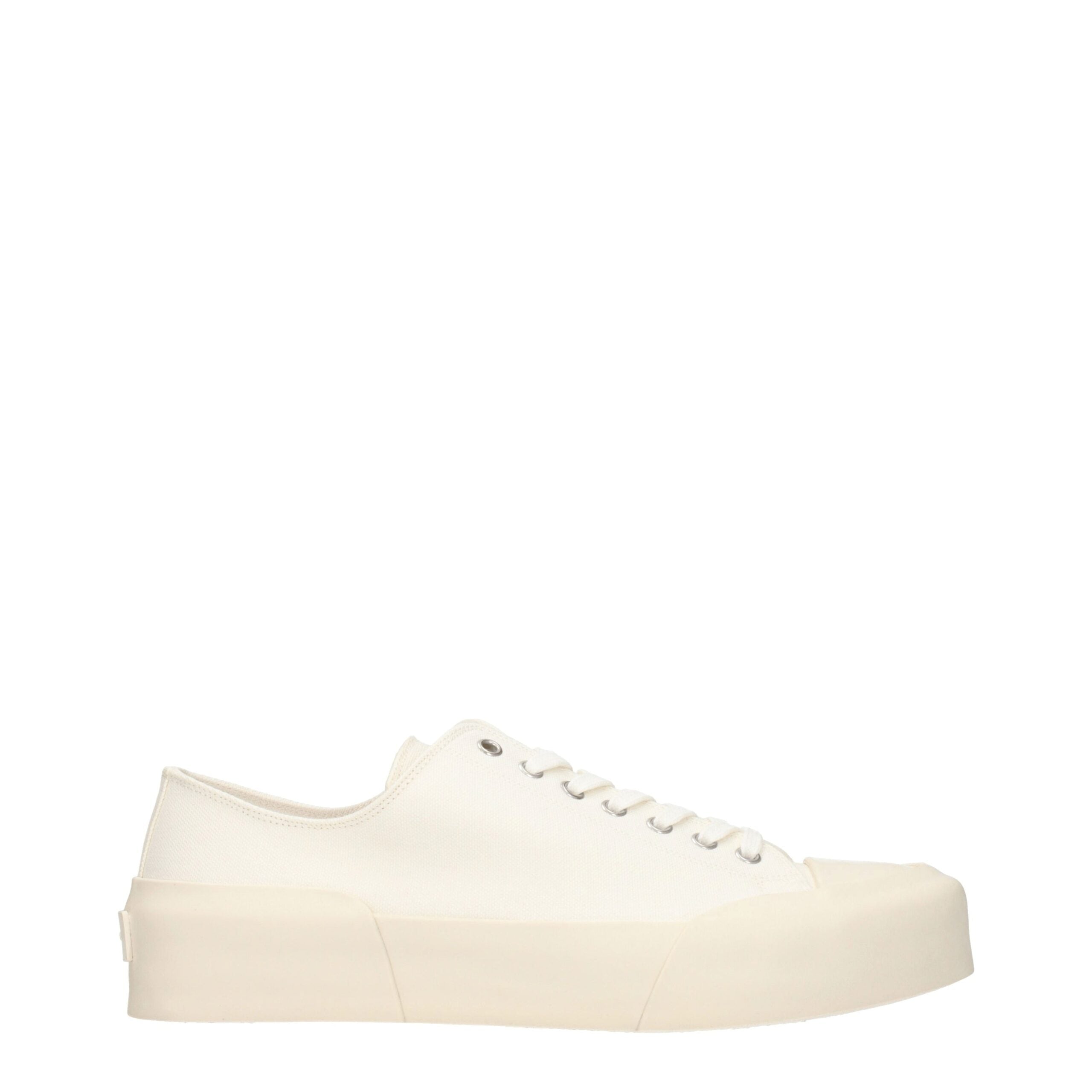 Jil Sander Beige Fabric Low Top Men's Sneakers