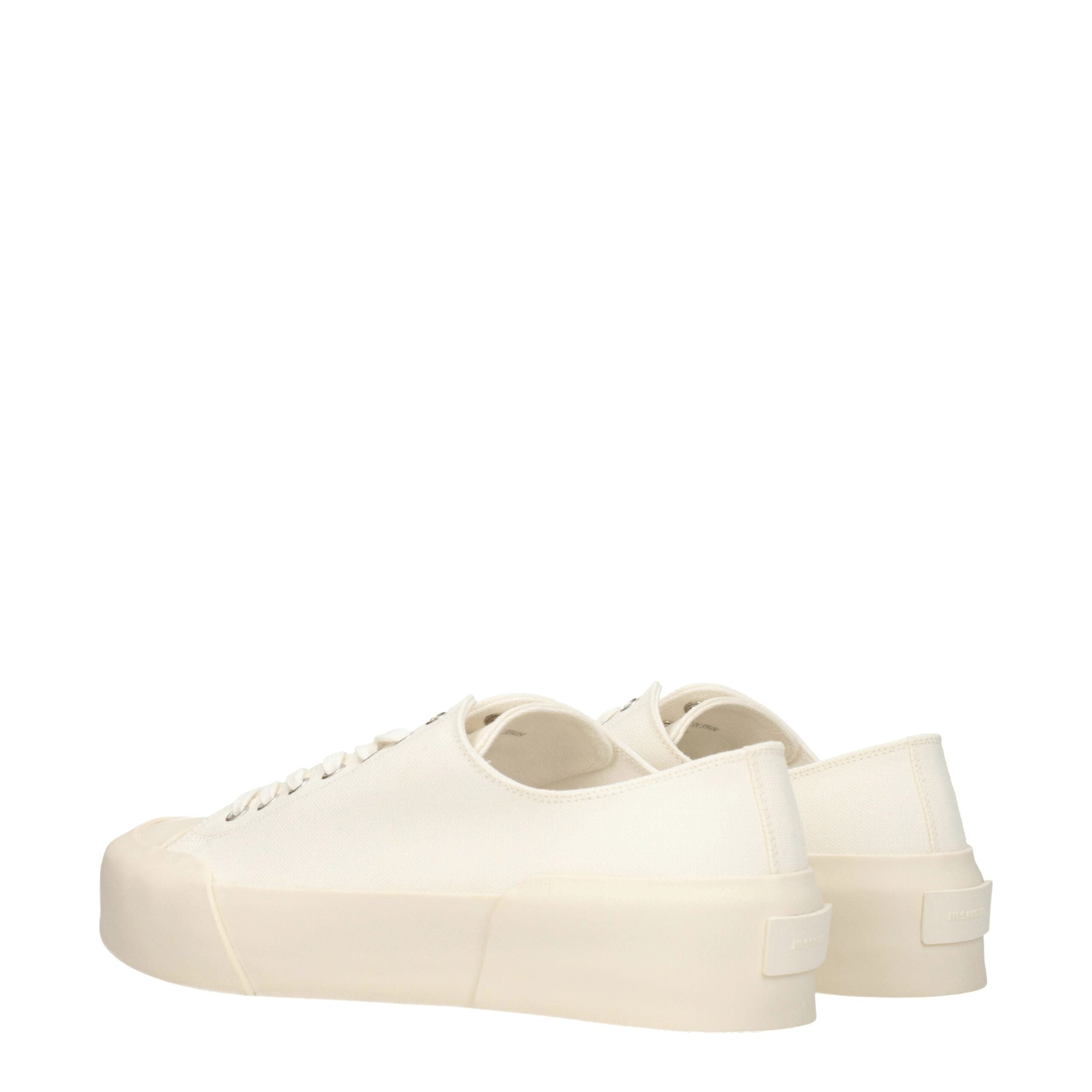 Jil Sander Beige Fabric Low Top Men's Sneakers