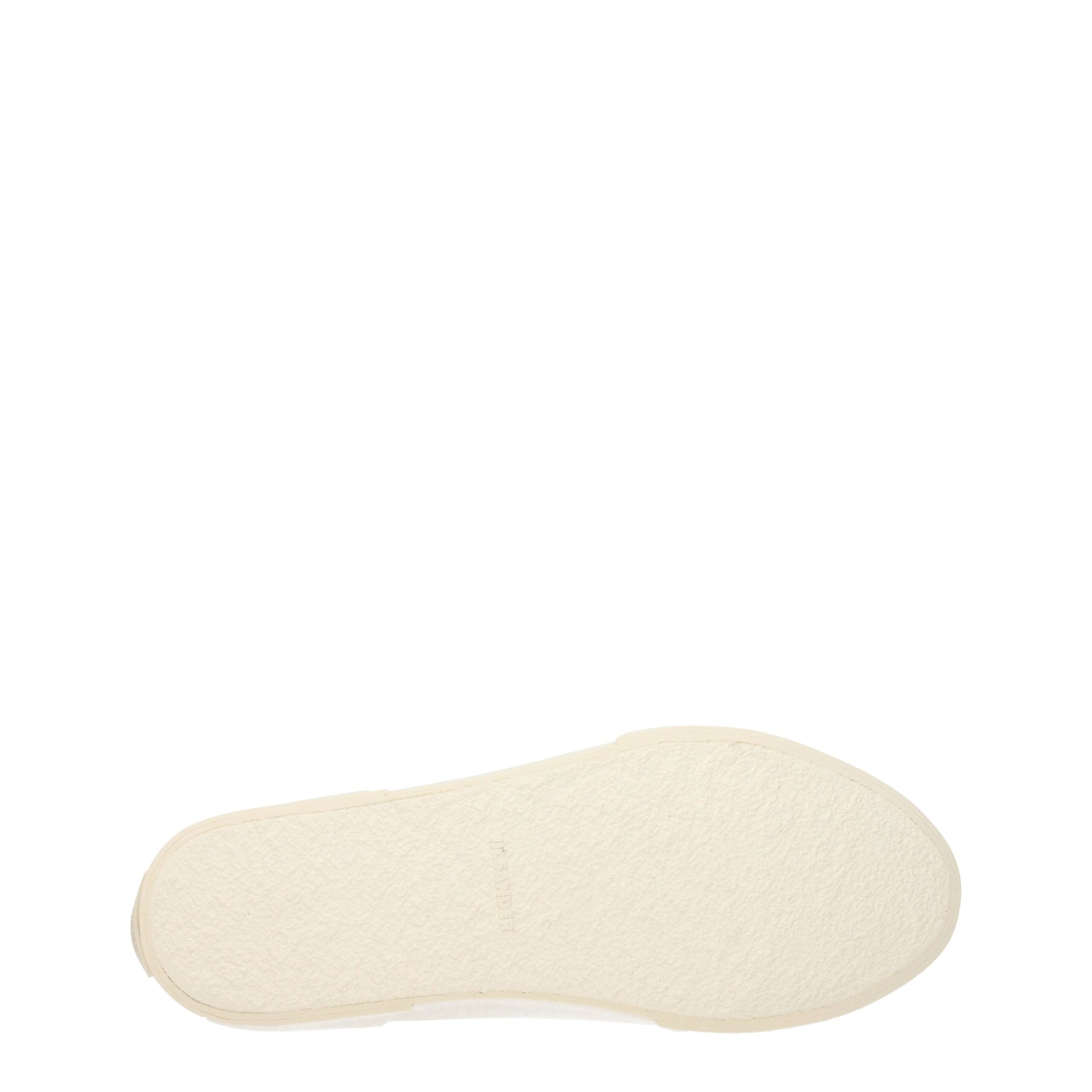 Jil Sander Beige Fabric High Top Men's Sneakers