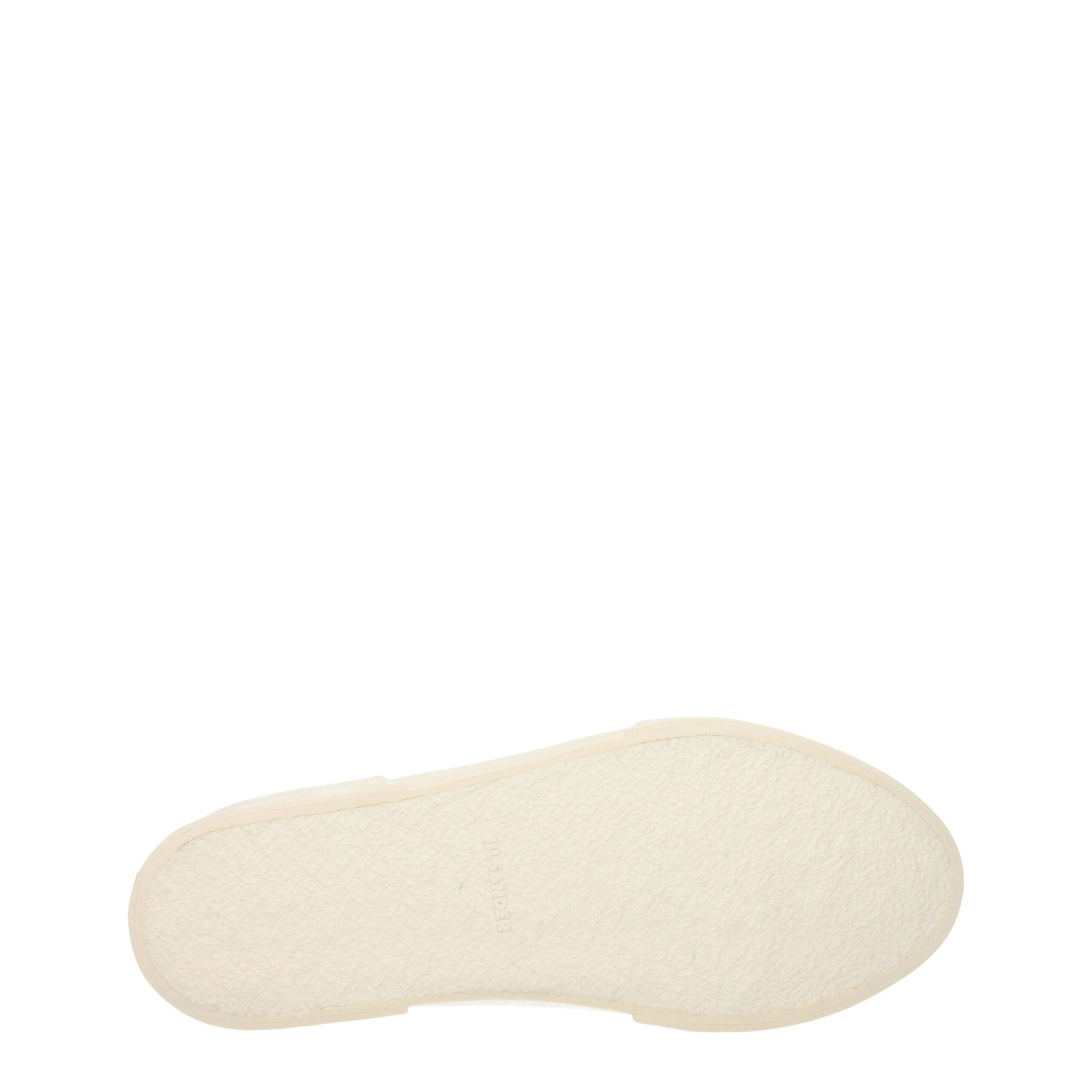 Jil Sander Beige Fabric Low Top Men's Sneakers