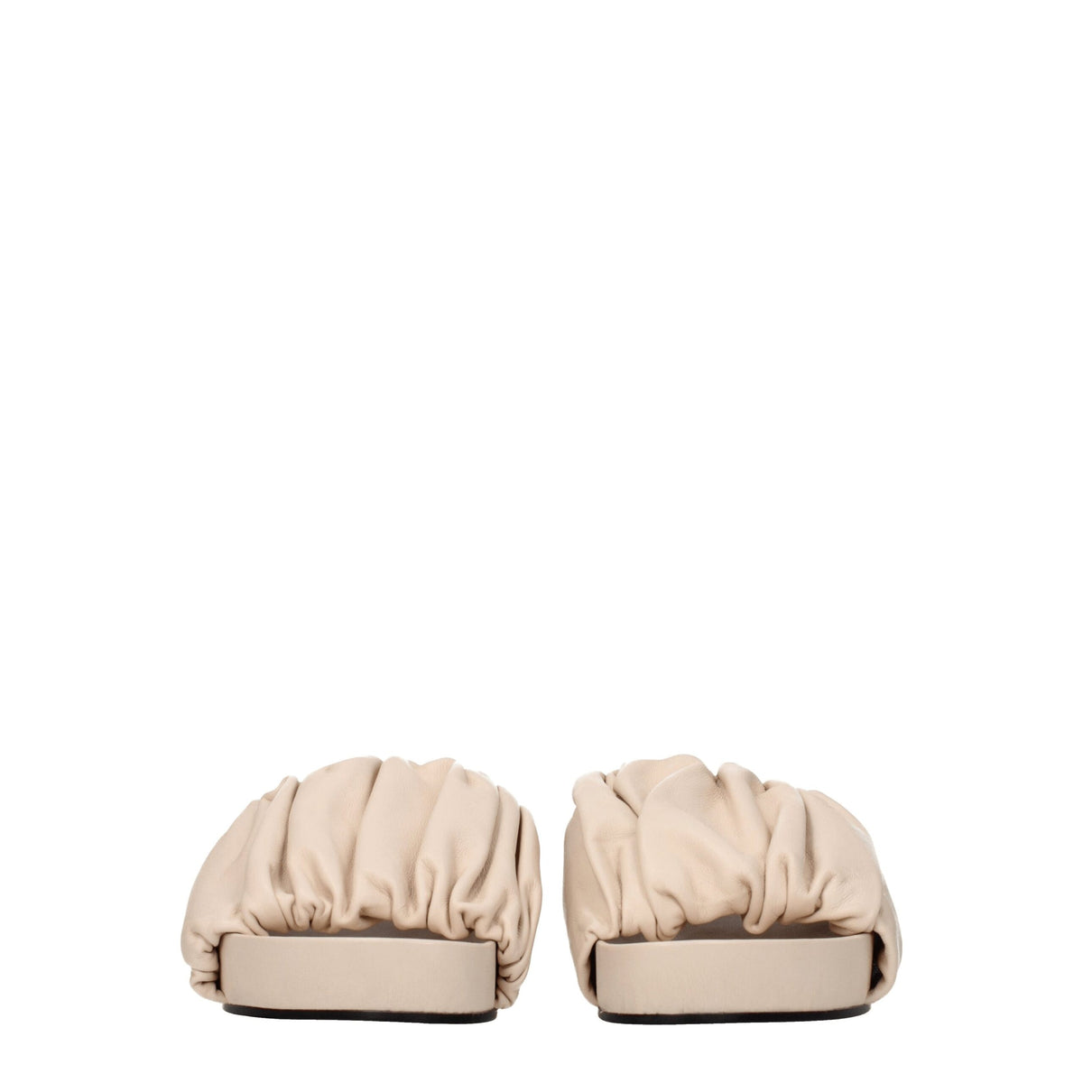 Jil Sander Pink Leather Women's Slippers