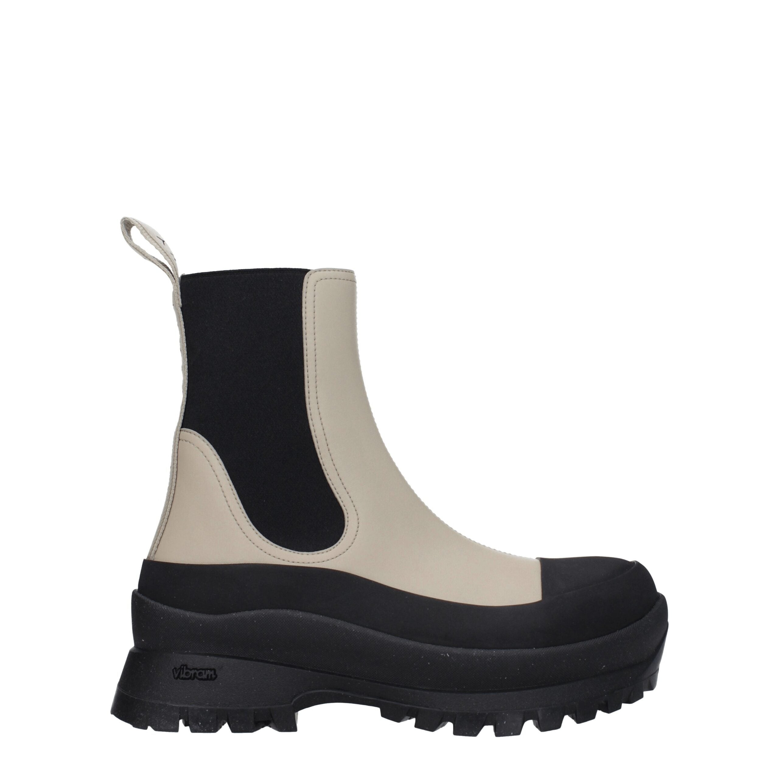 Stella McCartney Black Leather Ankle Women's Boots