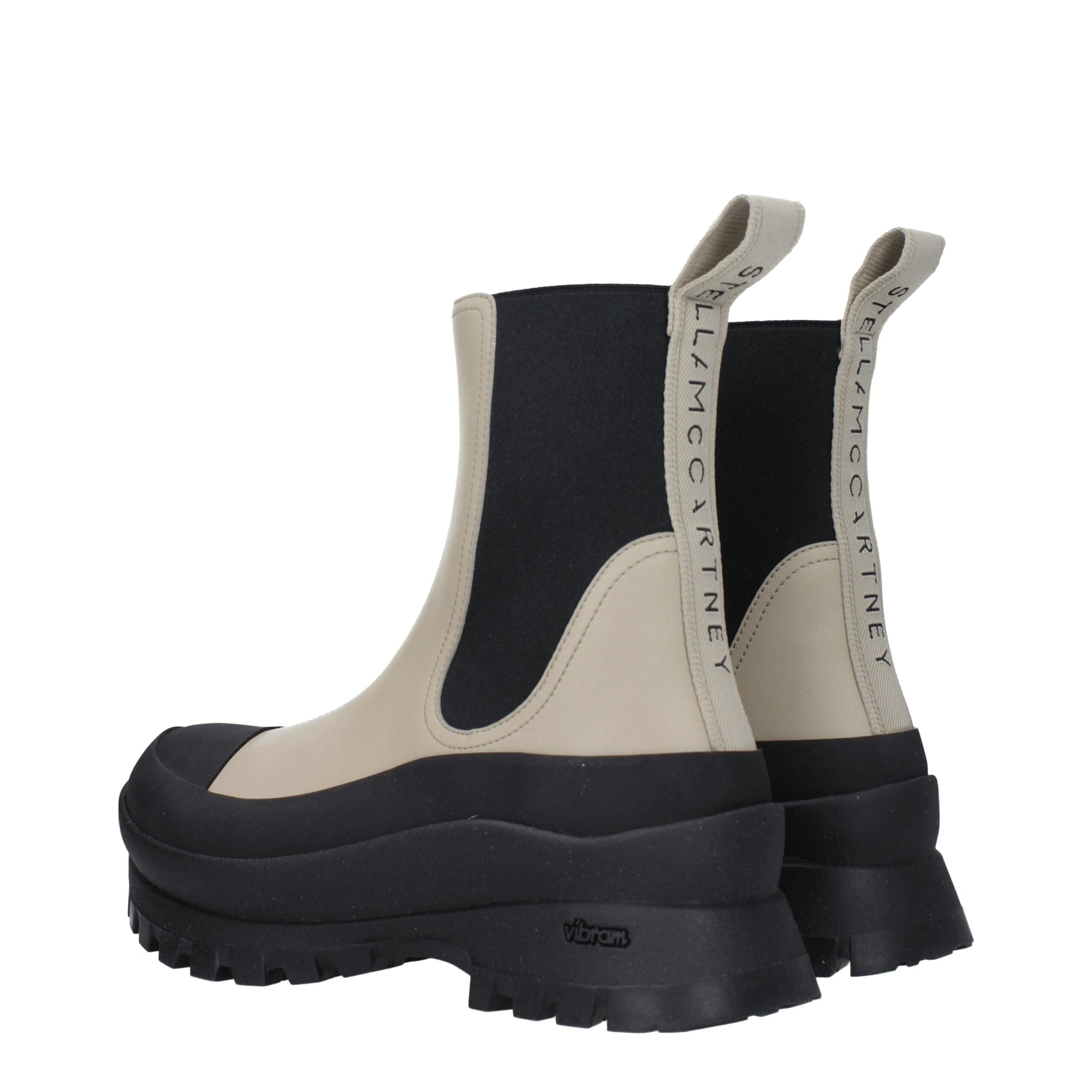 Stella McCartney Black Leather Ankle Women's Boots