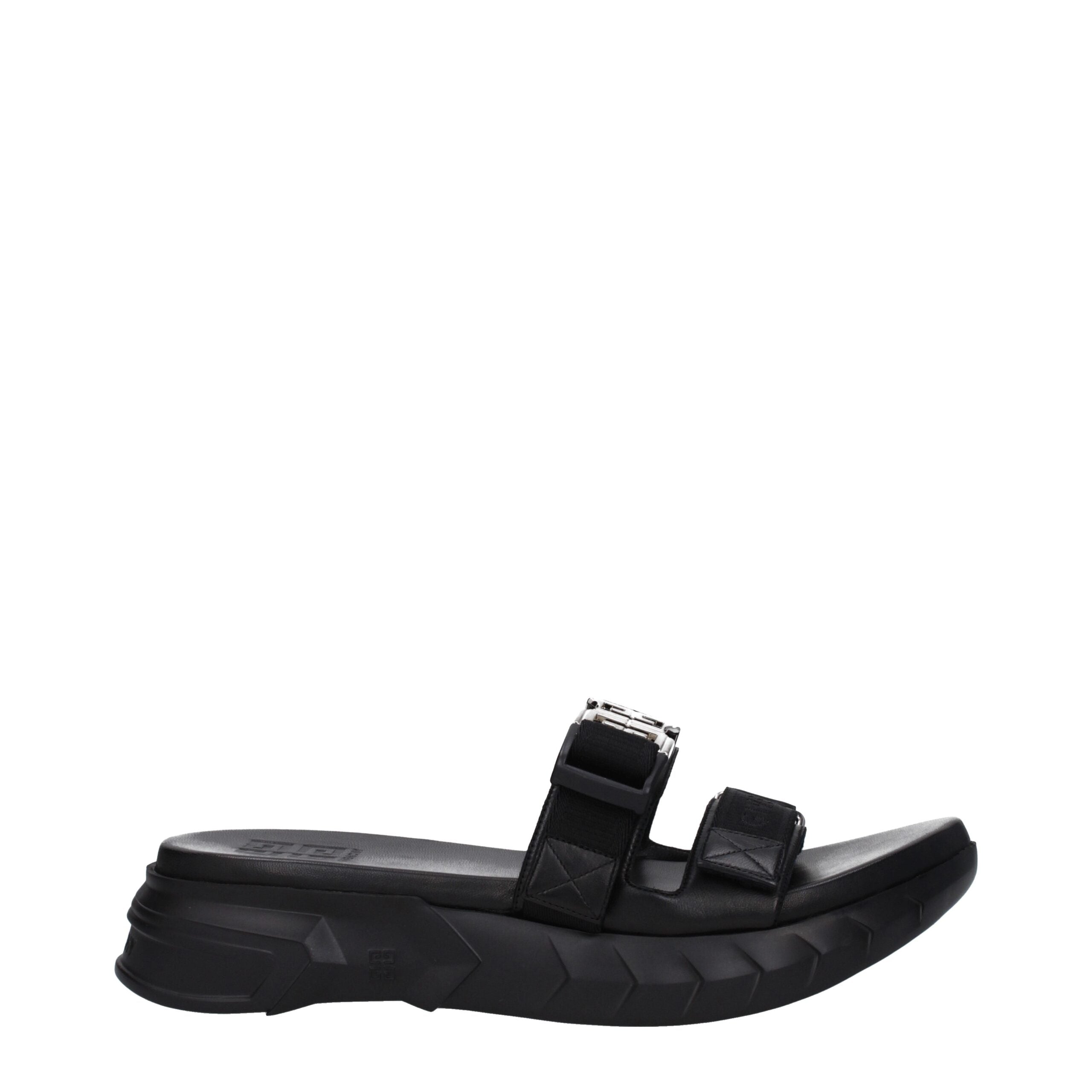 Givenchy Black Fabric Men's Slippers