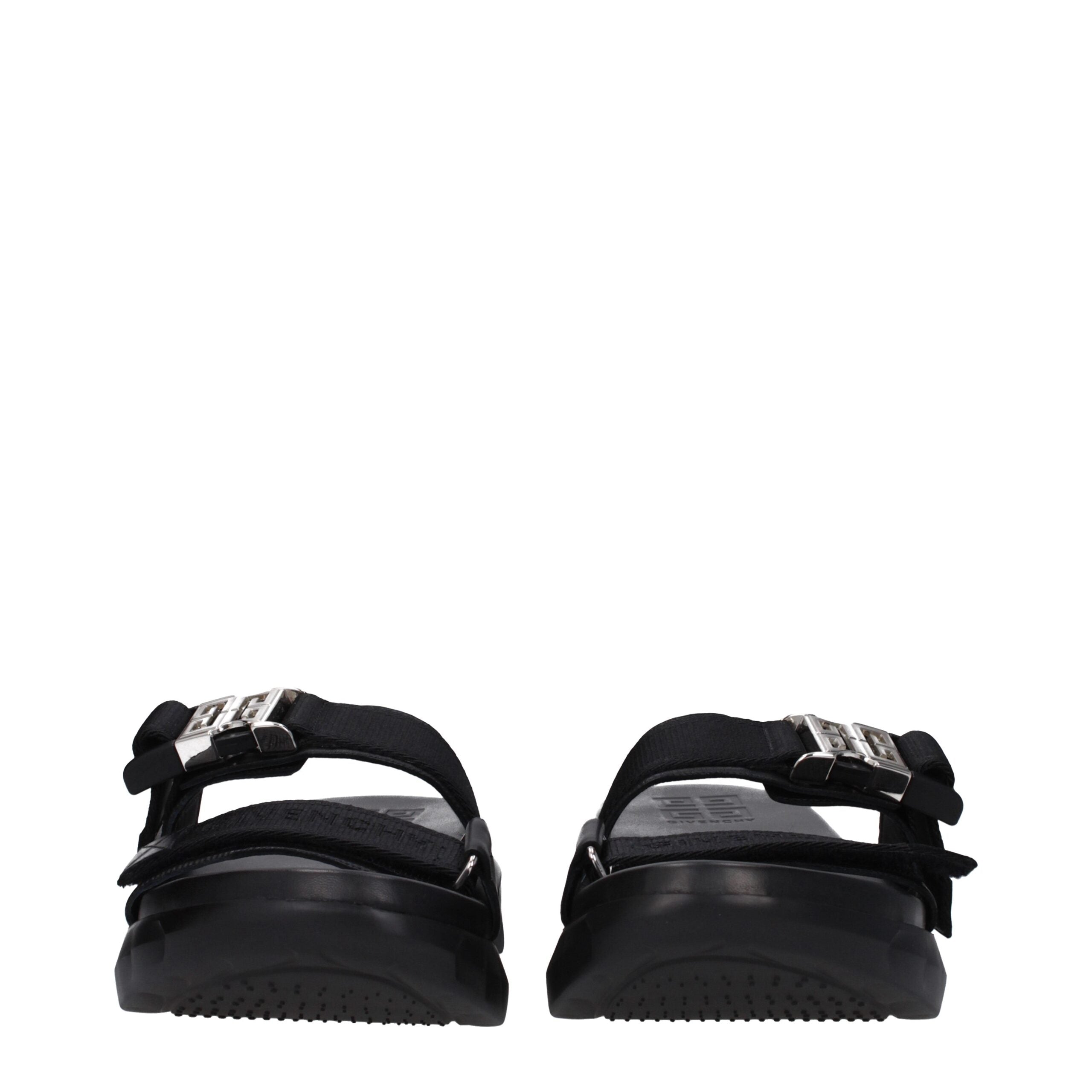 Givenchy Black Fabric Men's Slippers