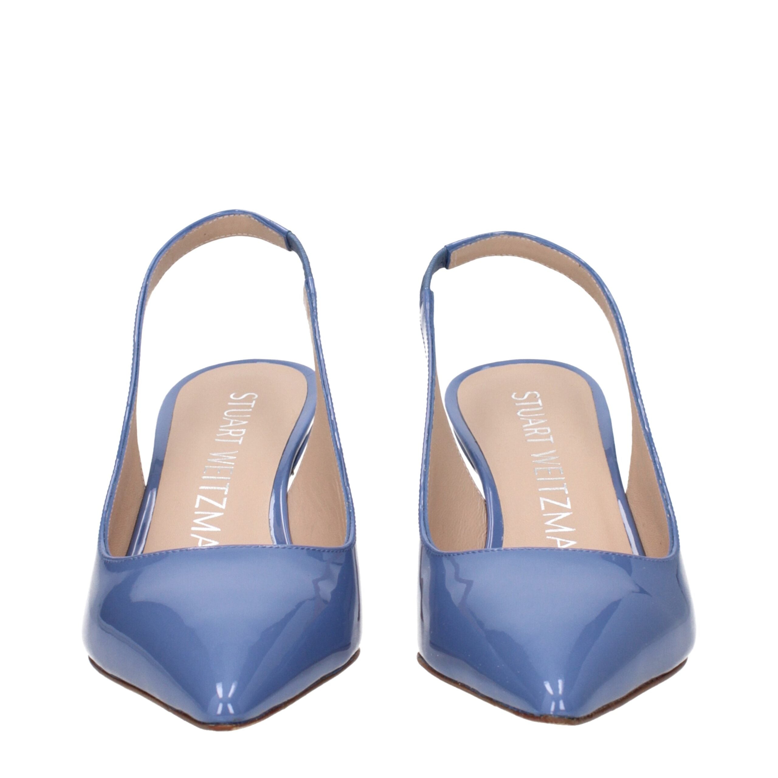 Stuart Weitzman Light Blue Leather High Heel Women's Pumps
