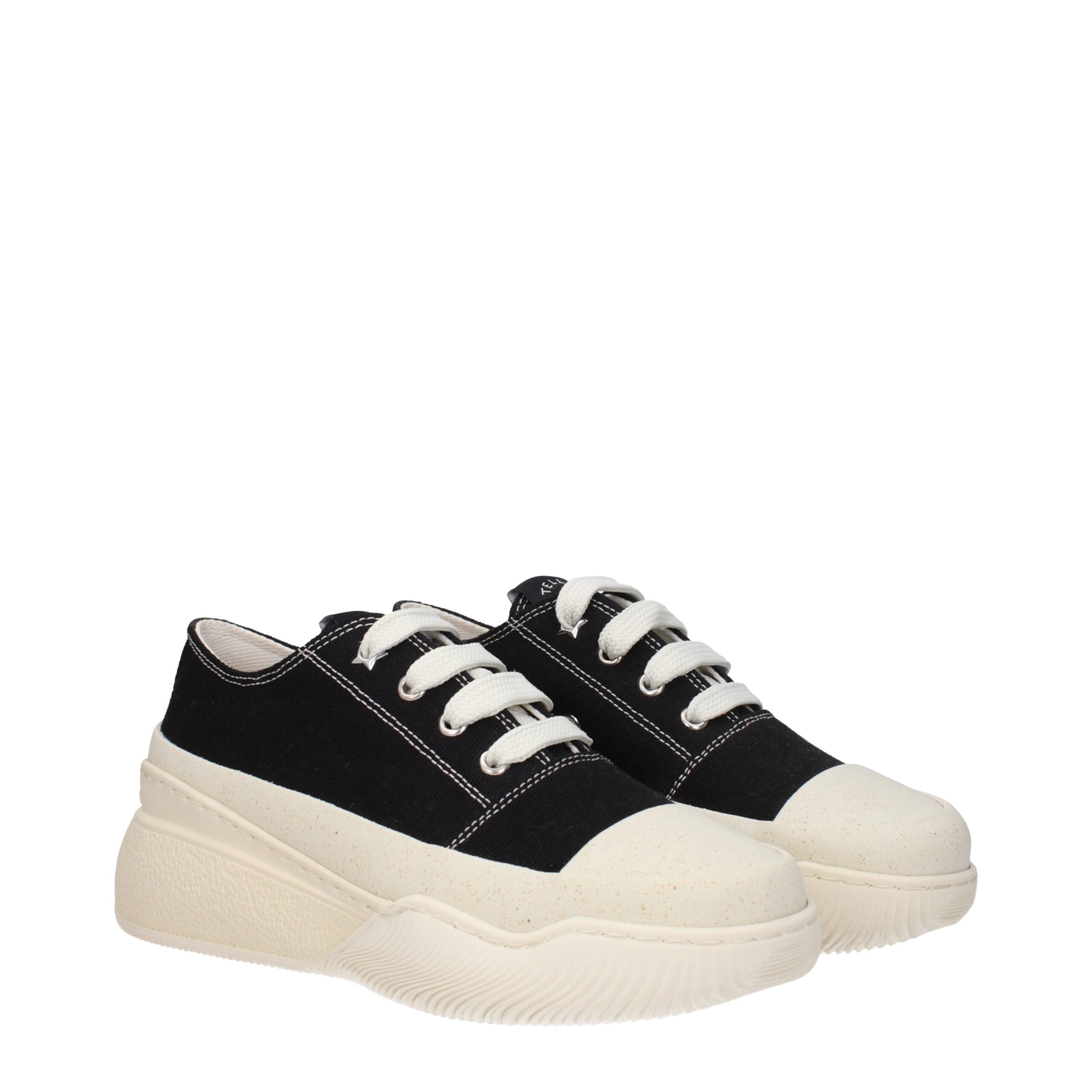 Stella McCartney Black Fabric Chunky Women's Sneakers