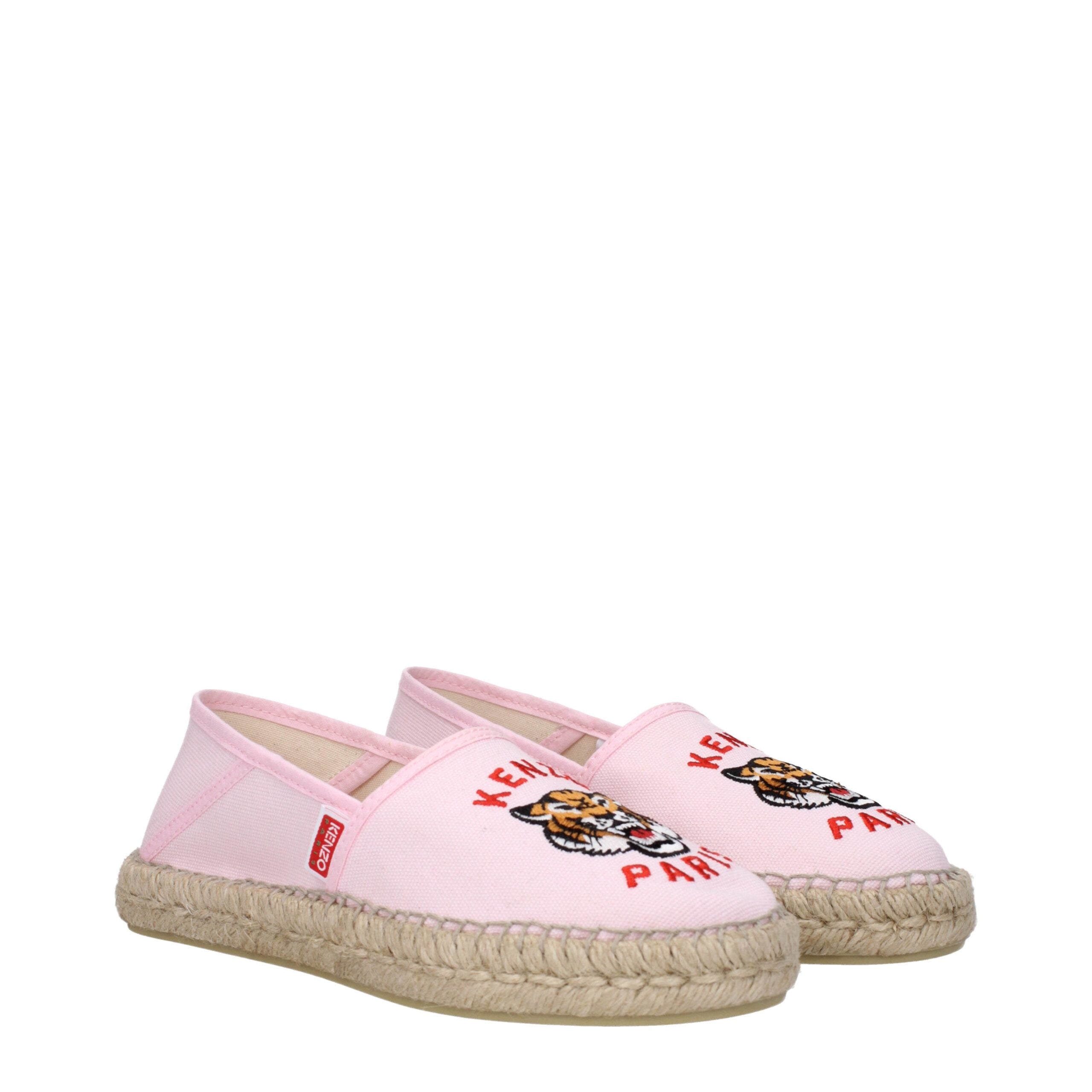 Kenzo Pink Fabric Women's Espadrilles