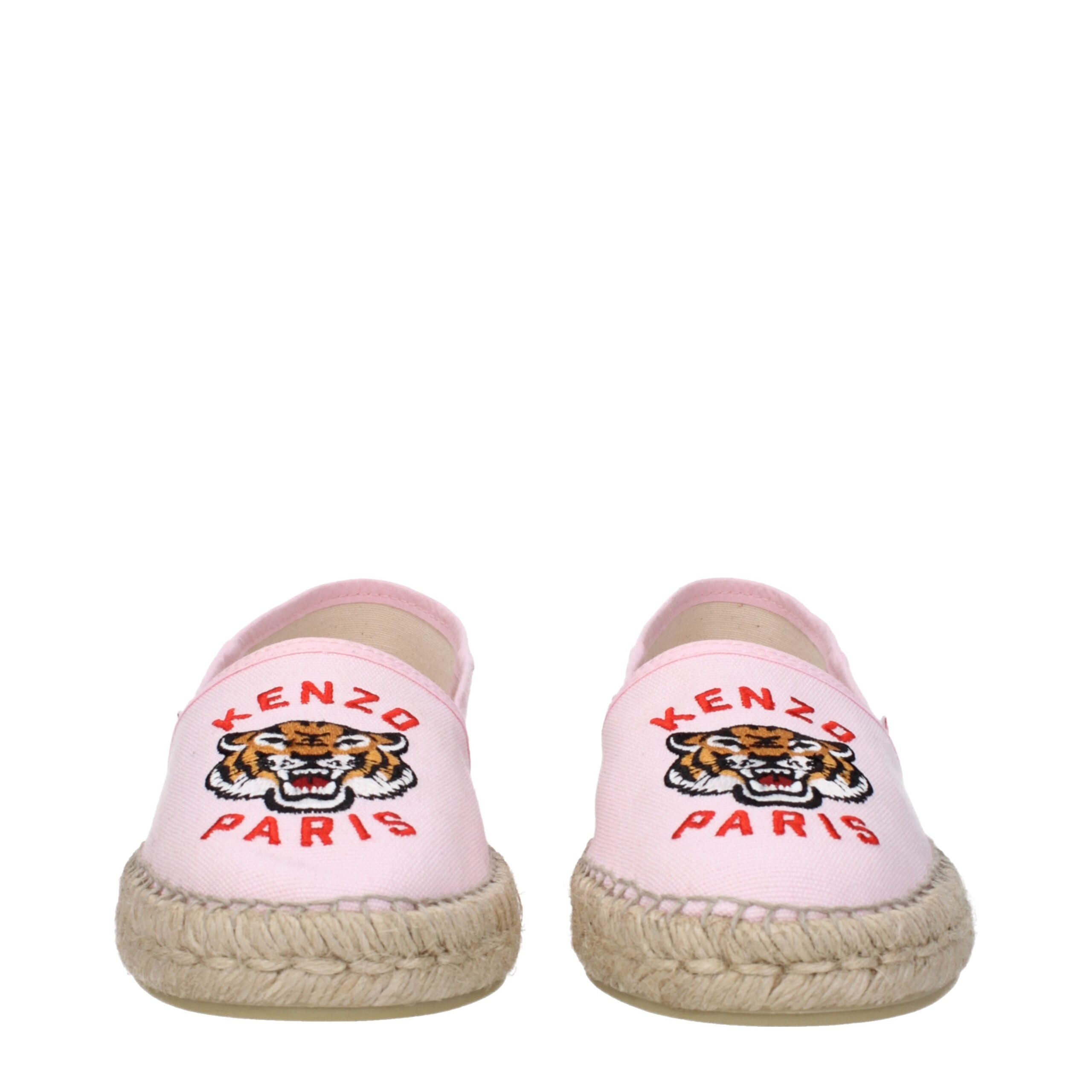 Kenzo Pink Fabric Women's Espadrilles