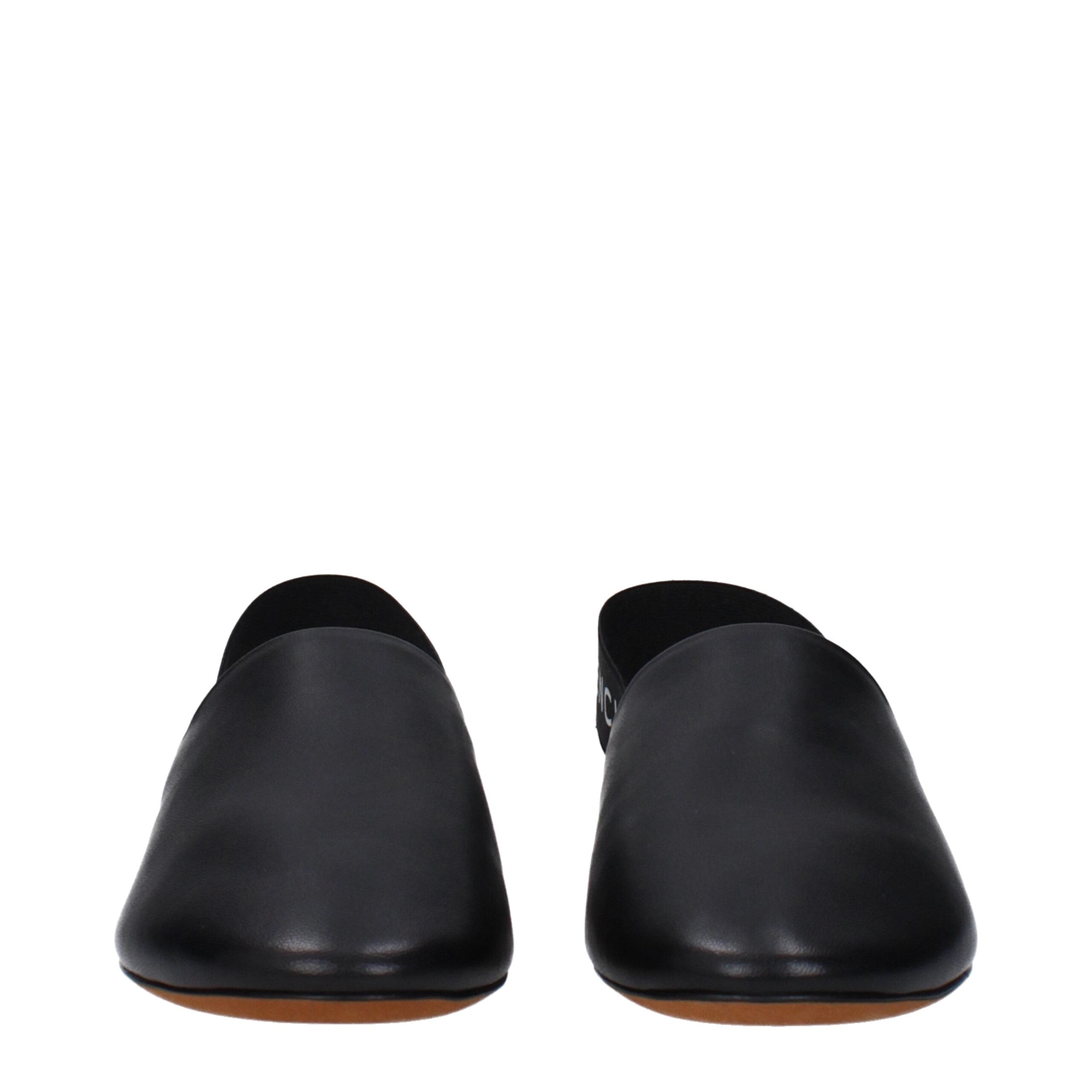 Givenchy Black Leather Women's Mules