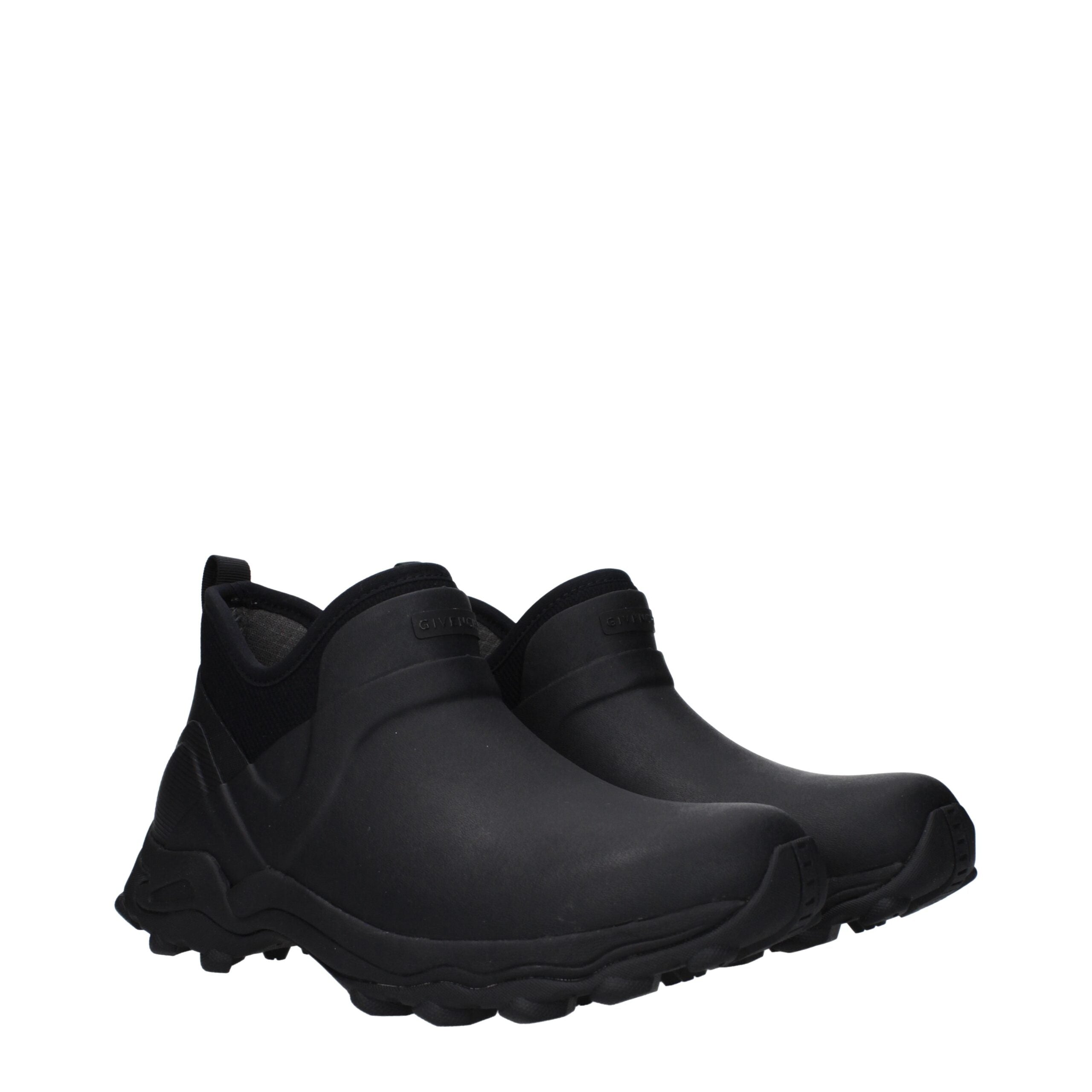 Givenchy Black Cotton Ankle Men's Boots