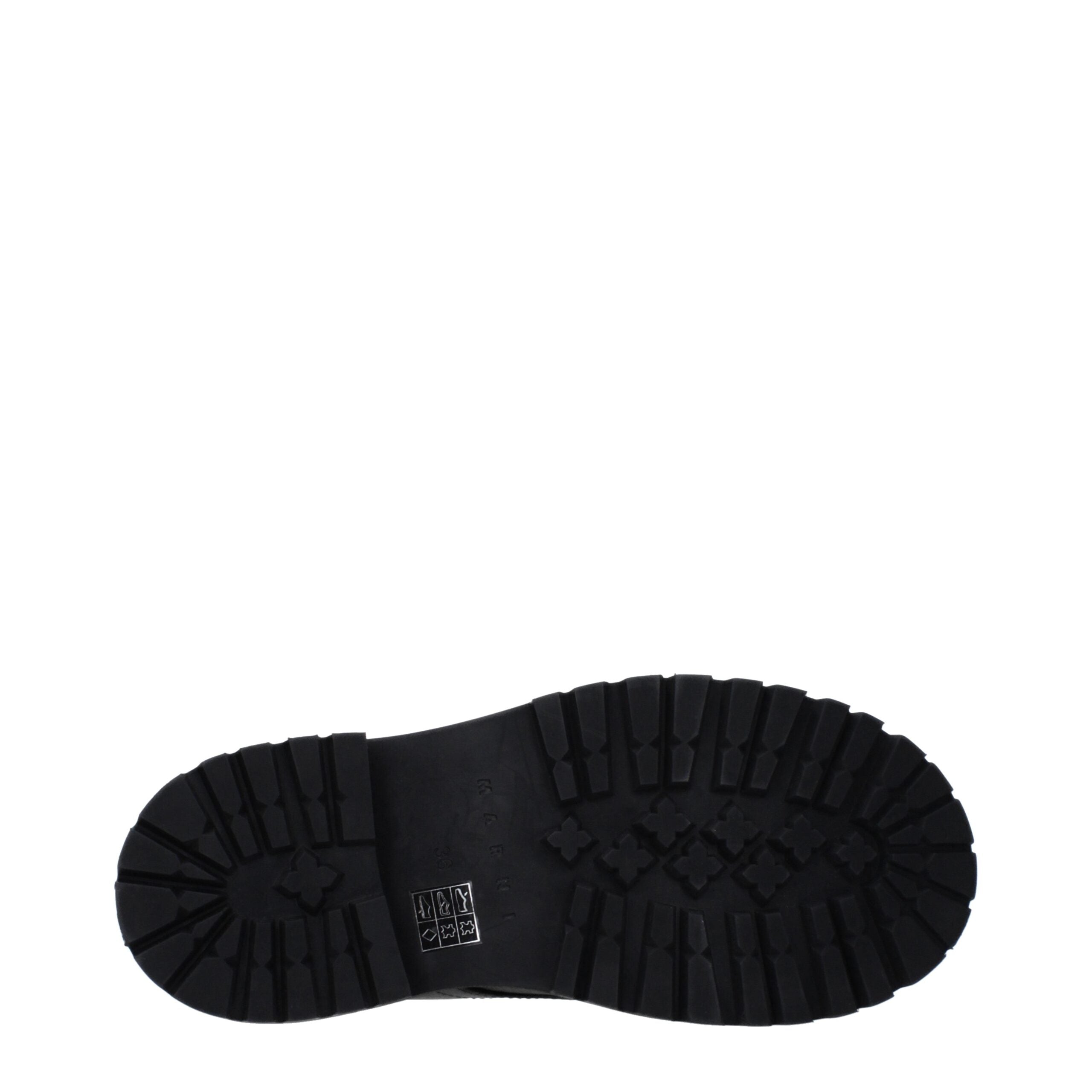Marni Black Leather Oxfords And Women's Derbies