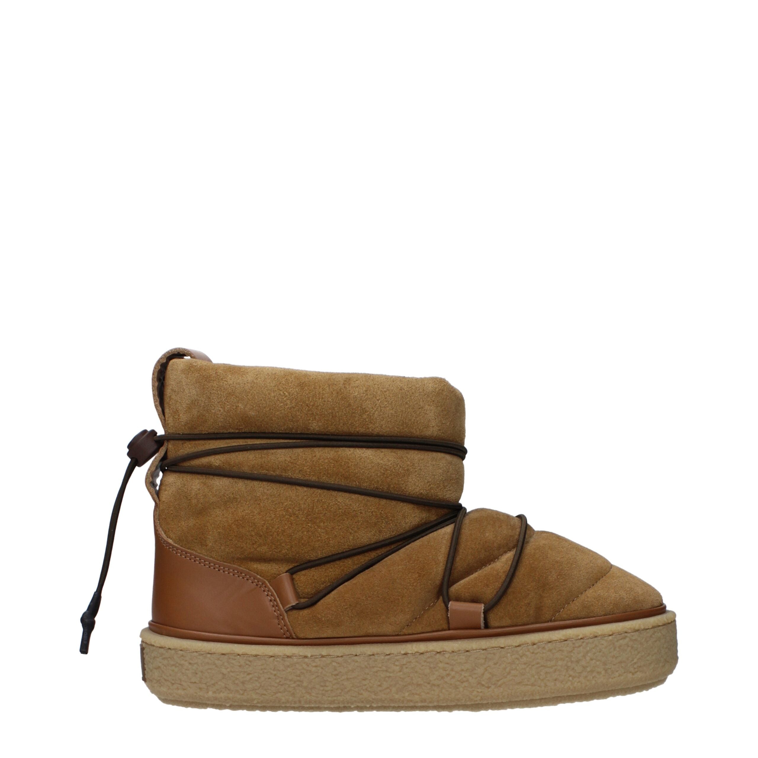 Isabel Marant Brown Leather Ankle Women's Boots