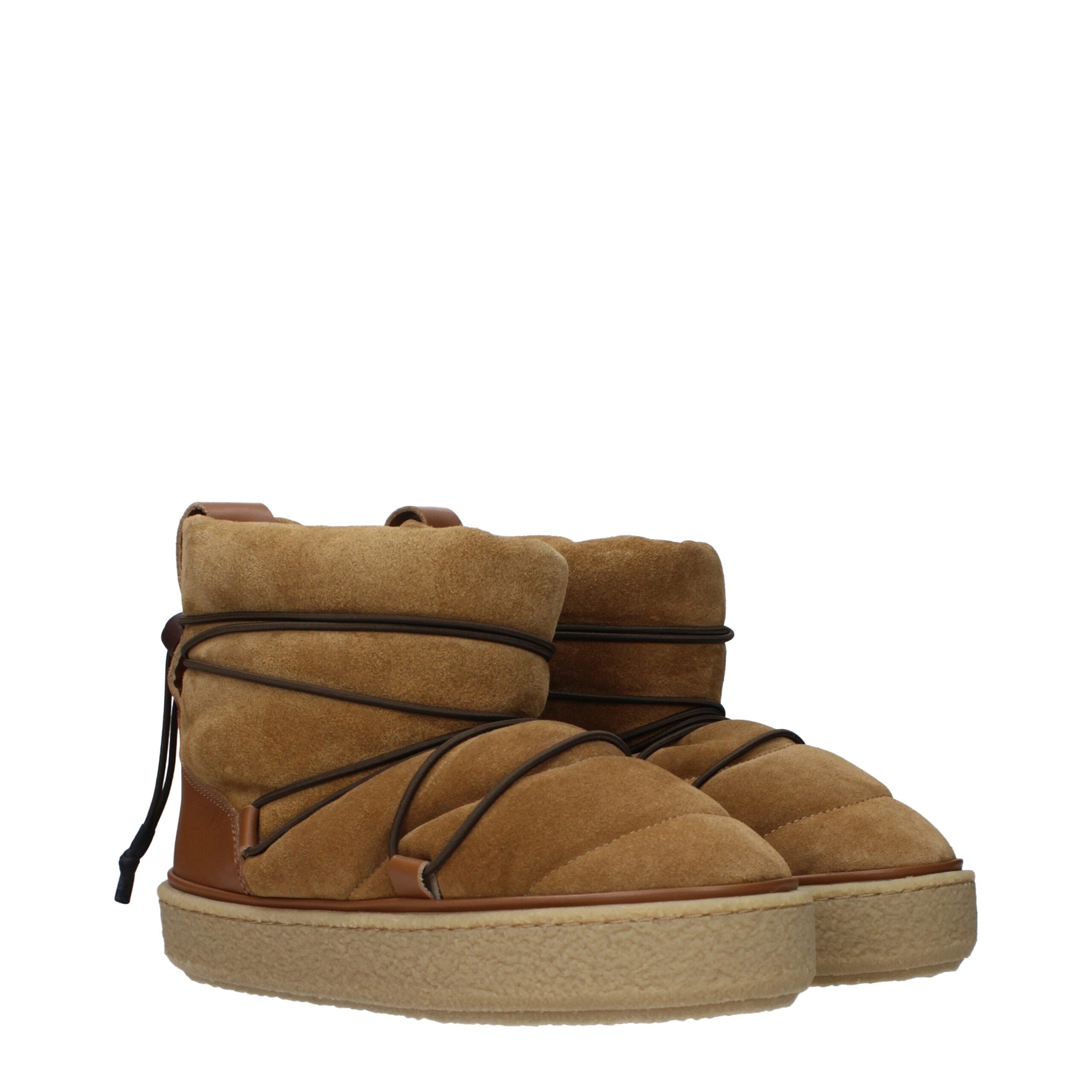 Isabel Marant Brown Leather Ankle Women's Boots