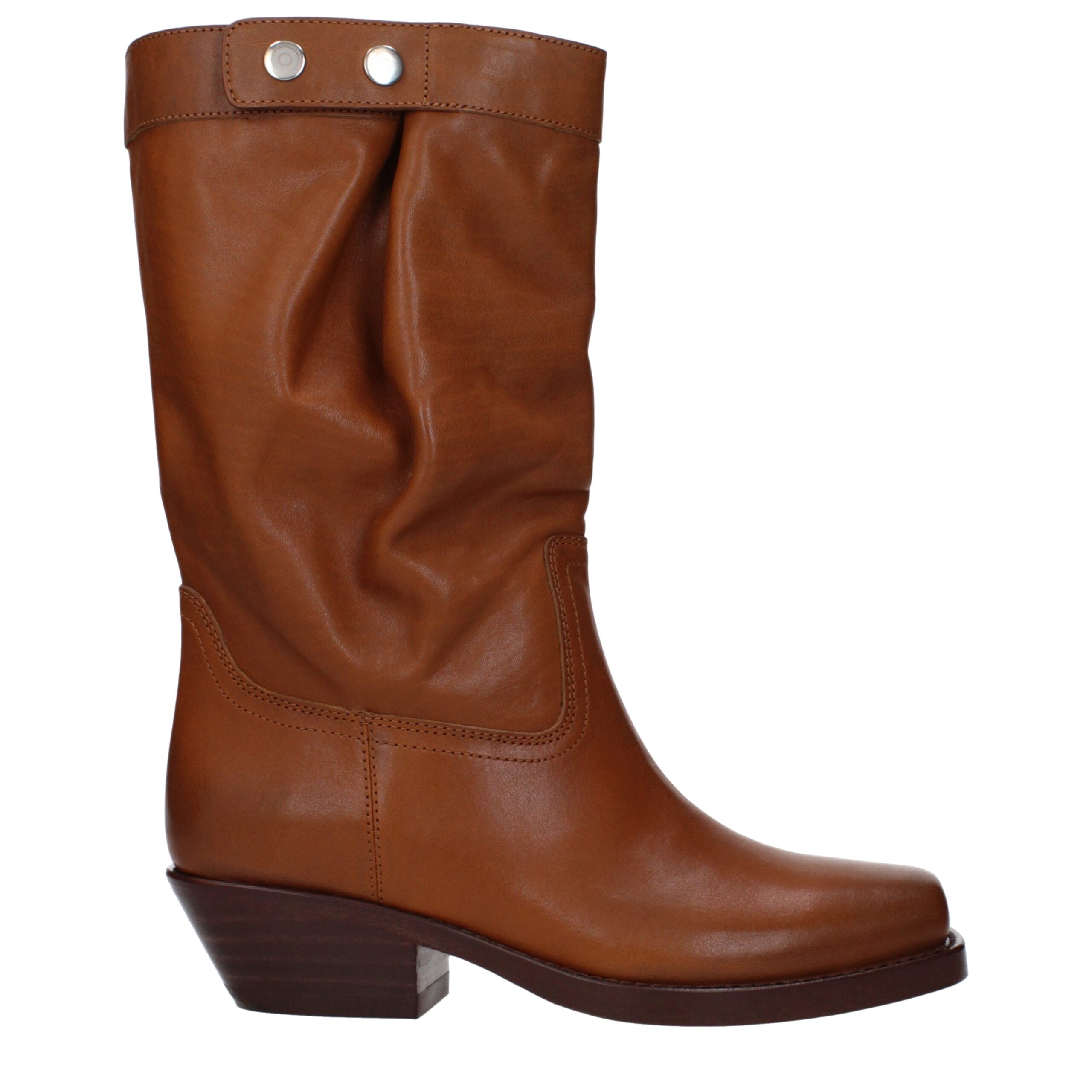 Isabel Marant Brown Leather Ankle Women's Boots