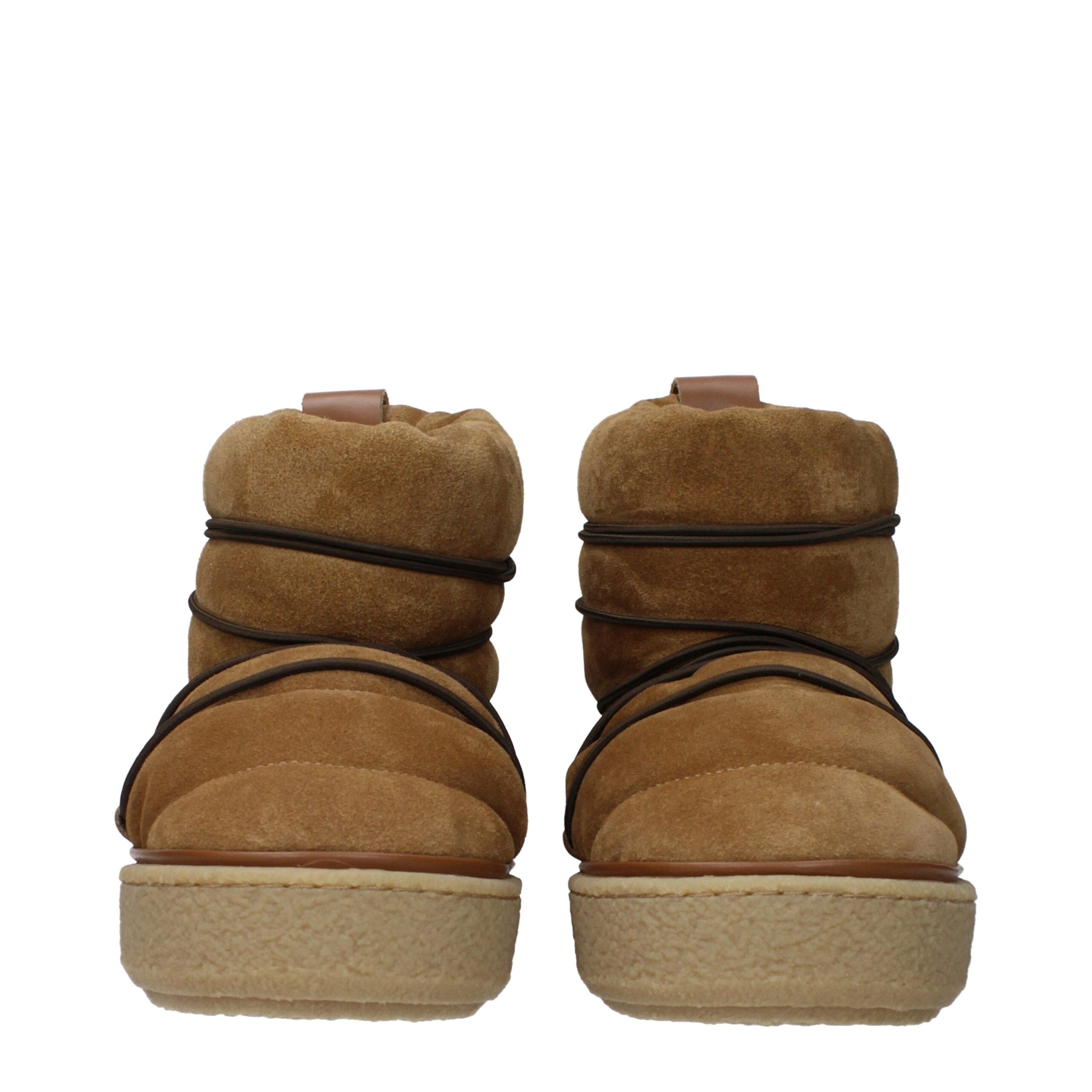 Isabel Marant Brown Leather Ankle Women's Boots